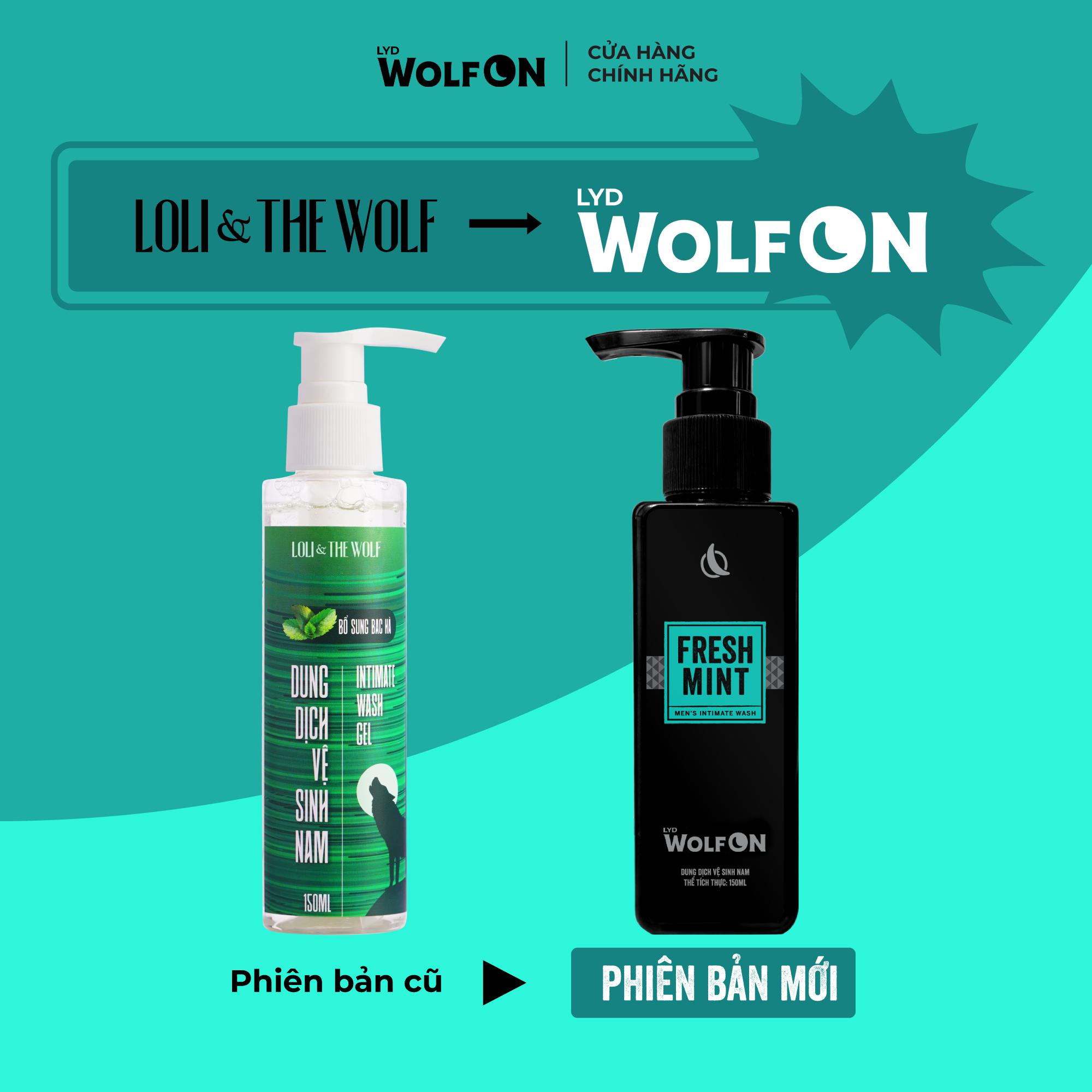 Mô tả Dung Dịch Vệ Sinh Nam Giới LYD Wolf ON Fresh Mint Bạc Hà Mát Lạnh Sạch Thơm Nam Tính 95ml - 4