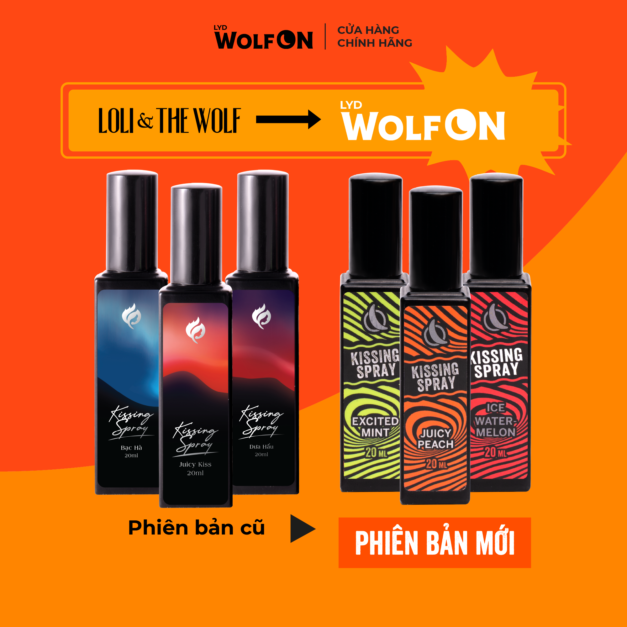 Mô tả Xịt Thơm Miệng Kissing Spray LYD Wolf ON Hương Trái Cây Bạc Hà Thơm Mát Sảng Khoái Nhỏ Gọn 20ml - 2