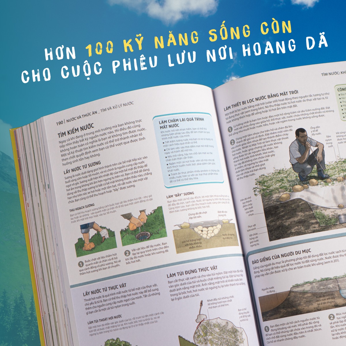 Mô tả Sách - Cẩm nang sinh tồn (Hơn 100 kỹ năng sống còn cho các cuộc phiêu lưu nơi hoang dã) Đinh Tị Books - 1