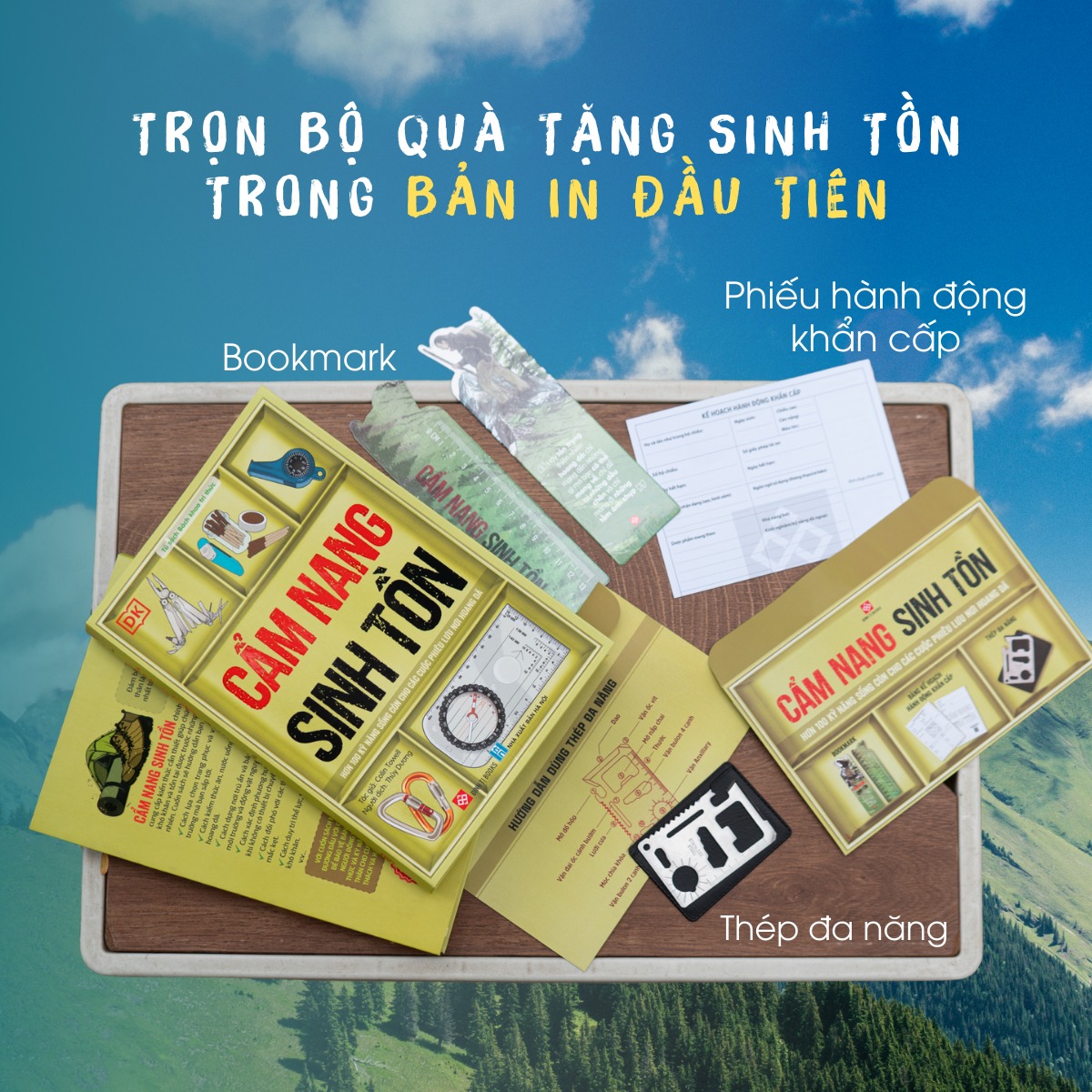 Mô tả Sách - Cẩm nang sinh tồn (Hơn 100 kỹ năng sống còn cho các cuộc phiêu lưu nơi hoang dã) Đinh Tị Books - 2