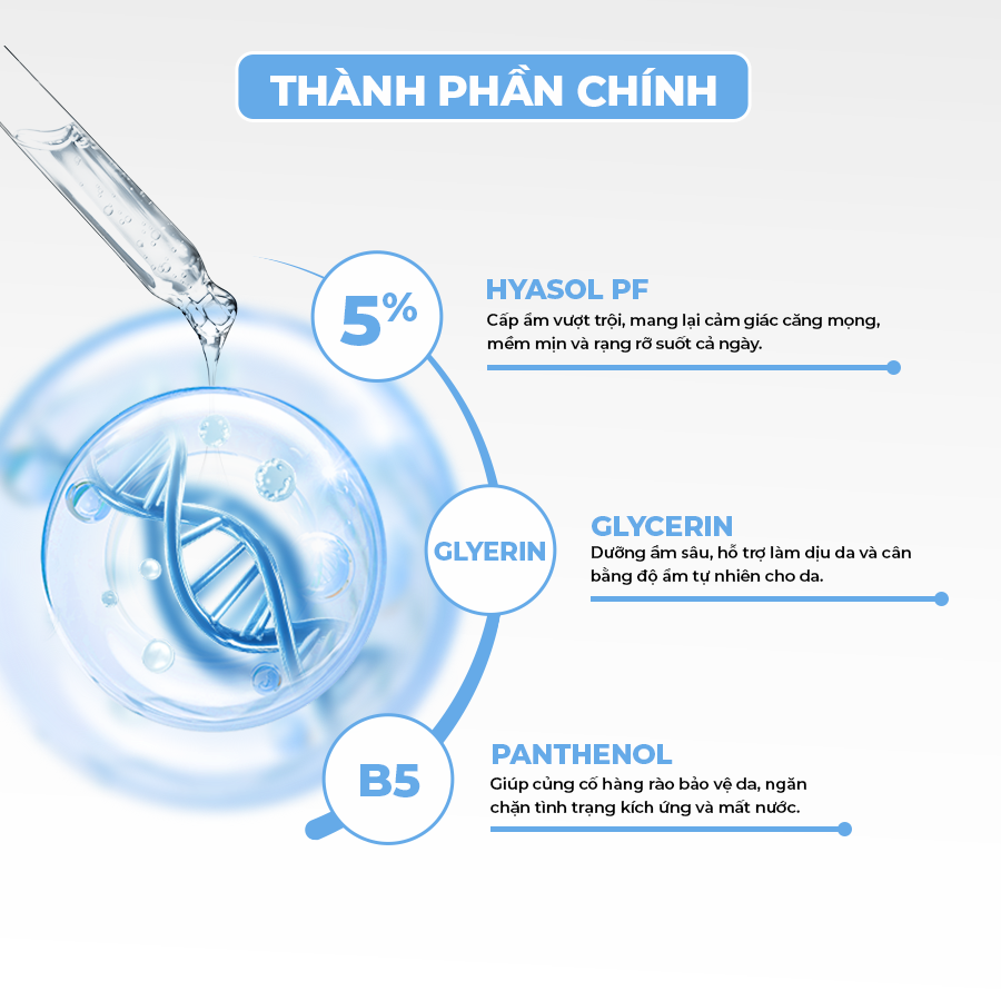 Mô tả Combo sáng da và dưỡng ẩm serum Vitamin C 3% + [Date 08.2025] Serum Hyaluronic Balance Active Formula 30ml/ chai - 6