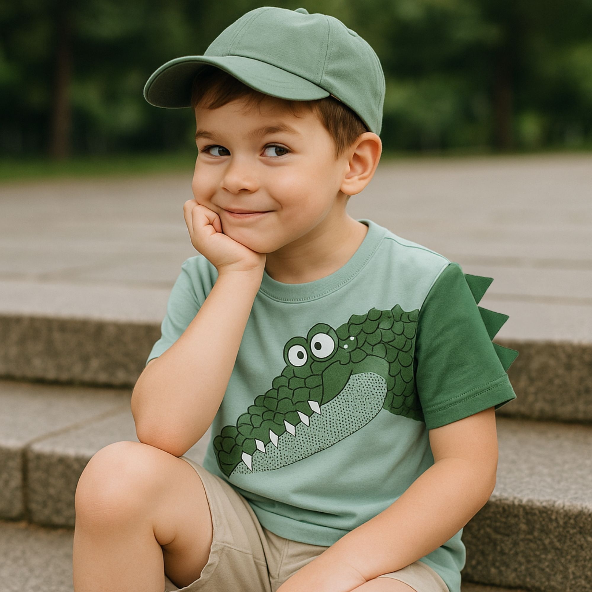 Áo thun bé trai 27Kids BSTS3 - Mẫu 4