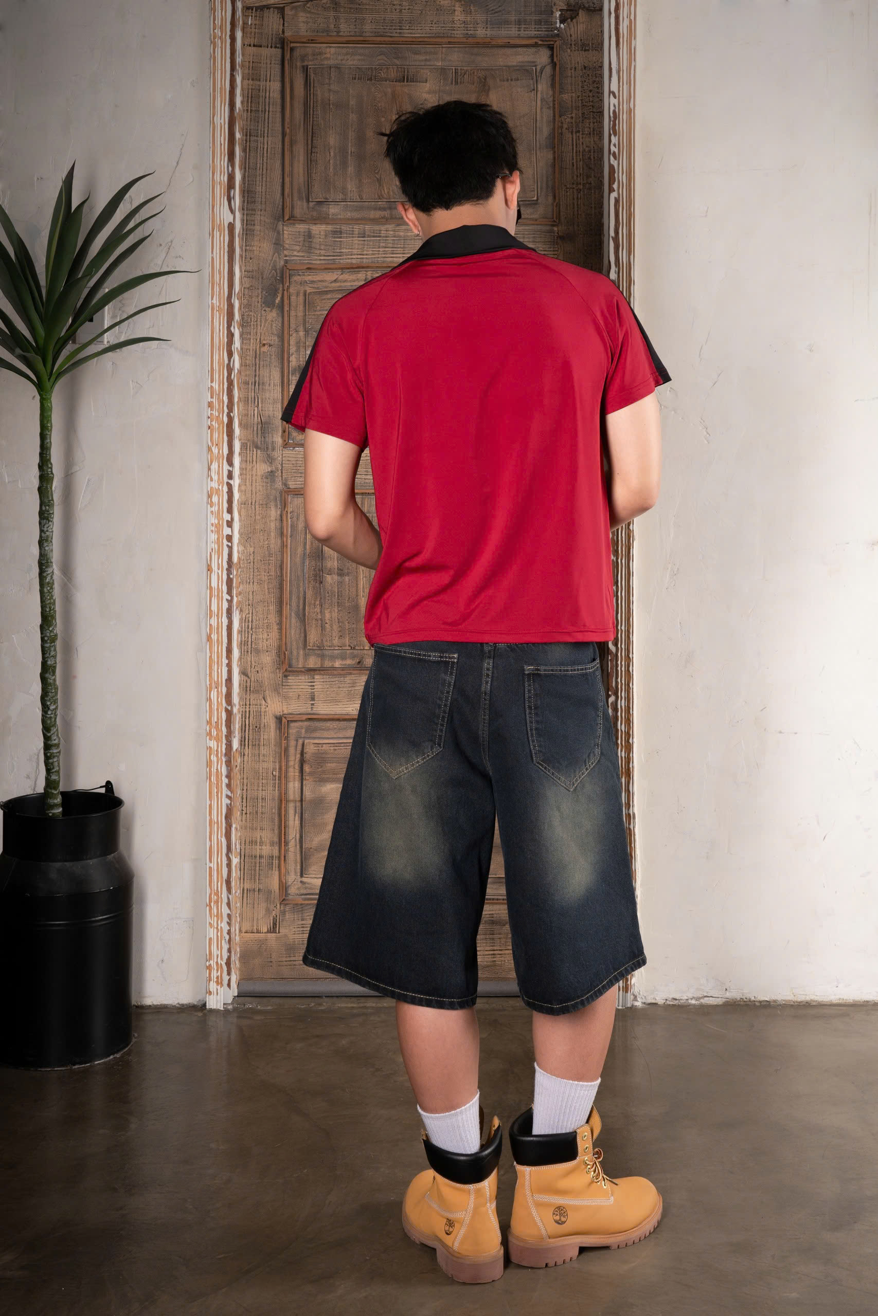Mô tả Quần short Lửng jean nam OWEN phom rộng CAPMAN CLUB, quần lửng trẻ trung thoải mái - 2