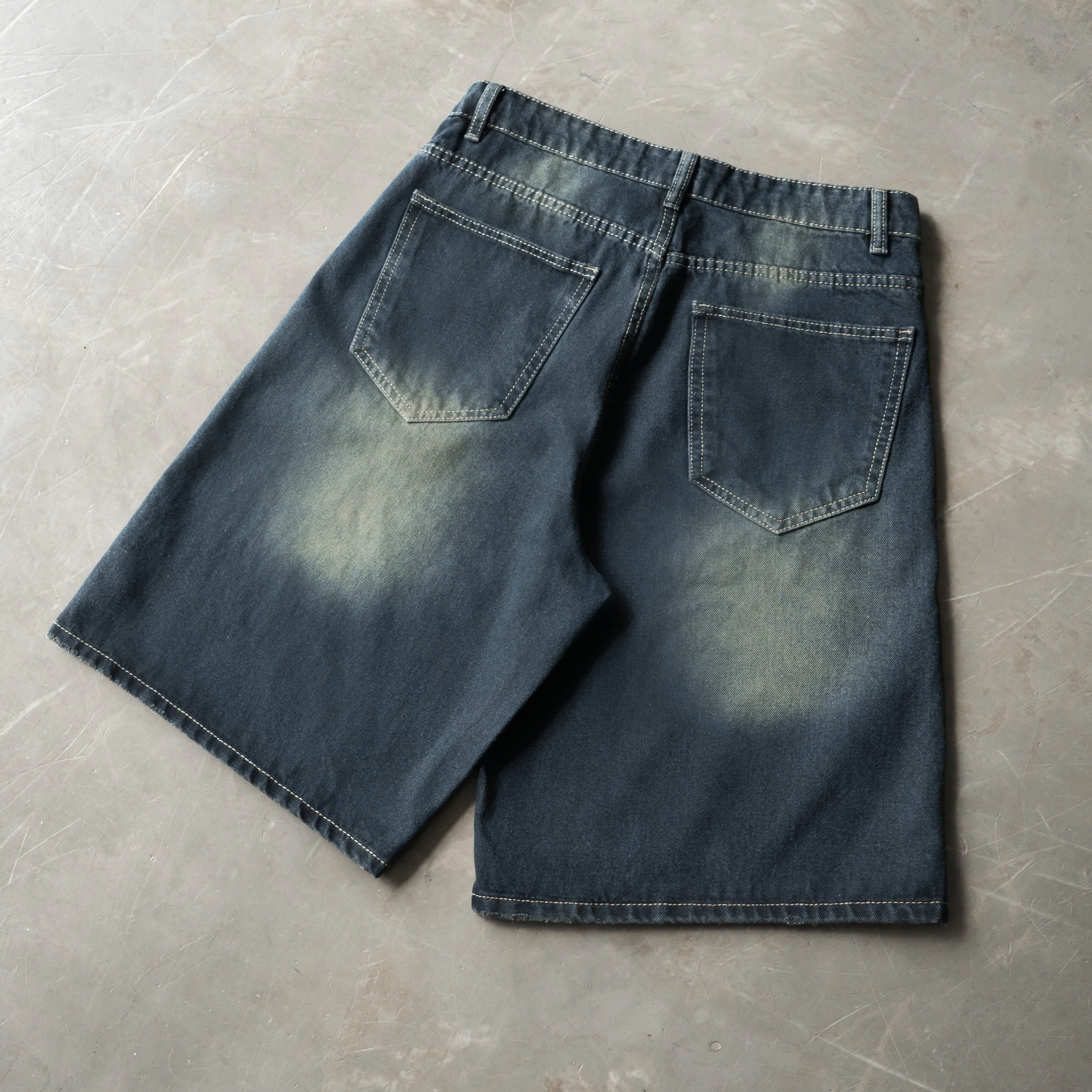 Mô tả Quần short Lửng jean nam OWEN phom rộng CAPMAN CLUB, quần lửng trẻ trung thoải mái - 5