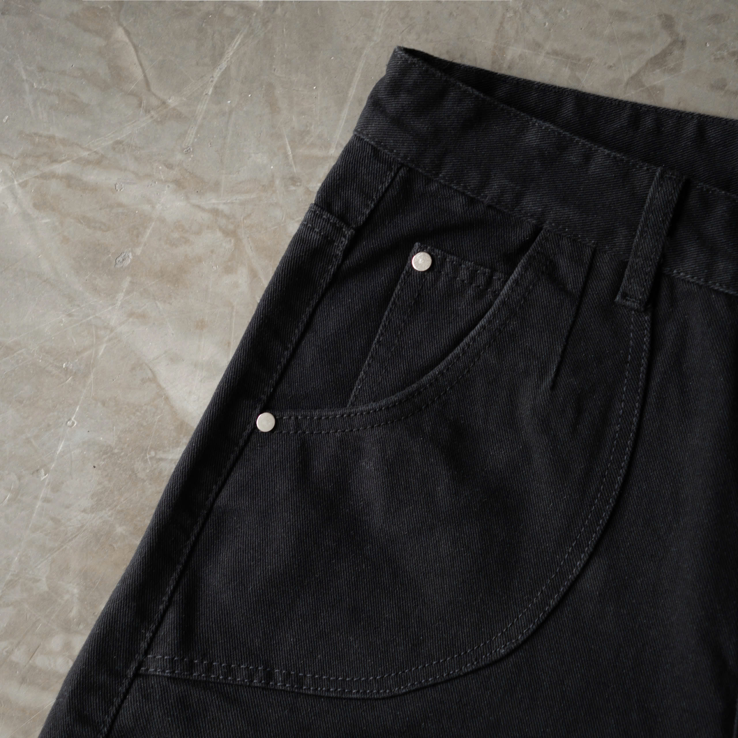 Mô tả Quần short Lửng jean nam màu đen NEXY phom rộng CAPMAN CLUB, quần lửng trẻ trung thoải mái - 8