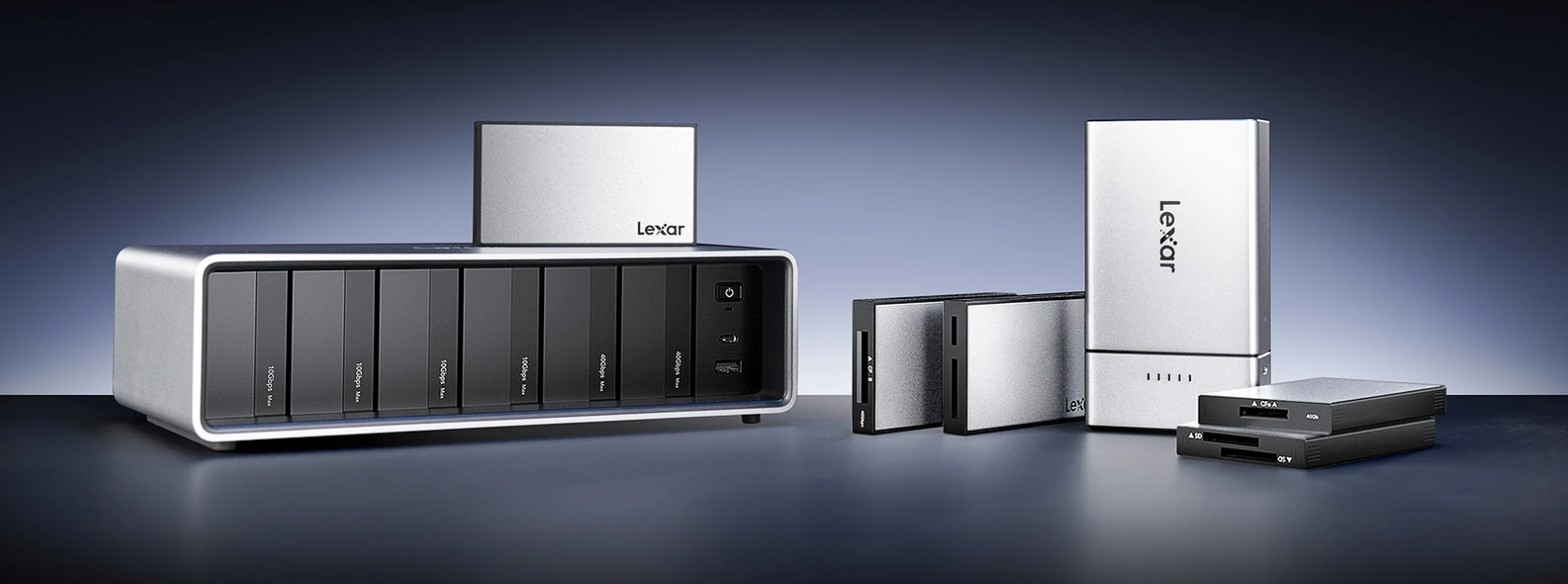 Đầu Đọc Thẻ Nhớ Lexar Professional Workflow Go Docking Station - Pin 5000Mah