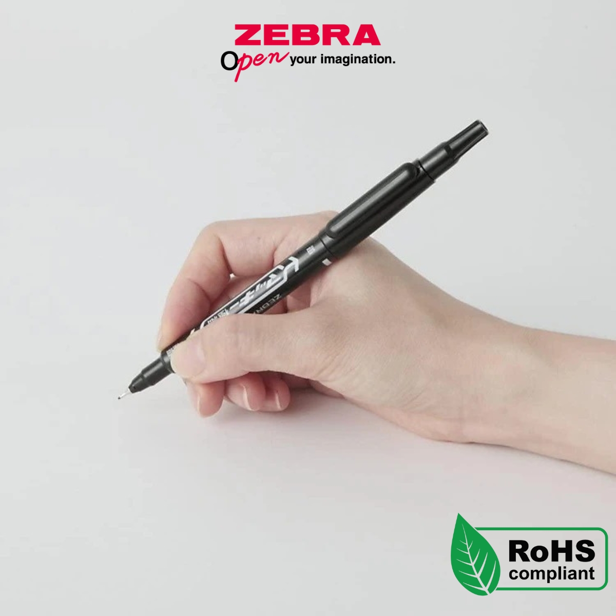 Mô tả Bút Lông Dầu Zebra MO-120 2 Đầu 0.5mm & 1.1-1.3mm - Mực Đậm, Viết Mượt, Đen/Đỏ/Xanh [Chính hãng] - 5