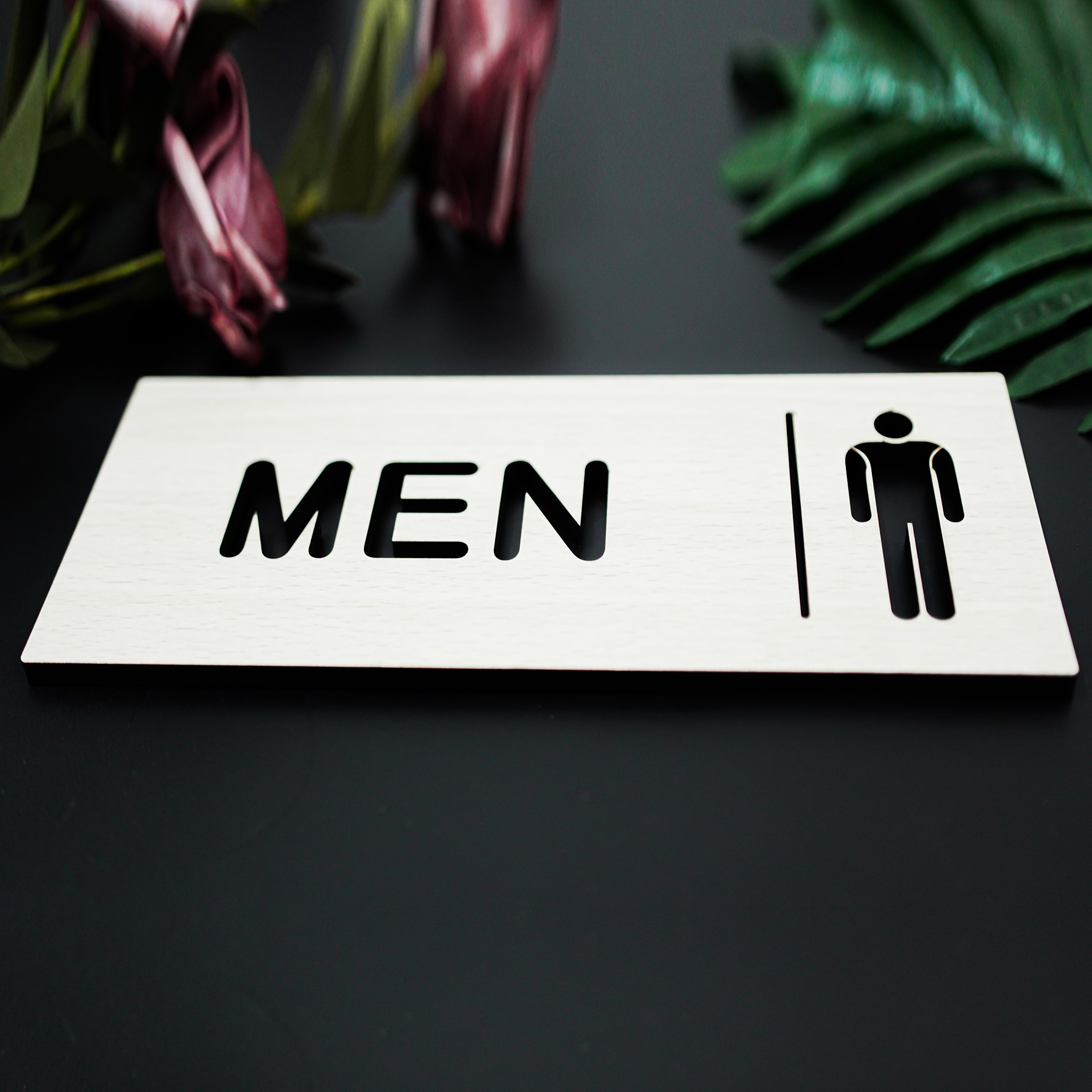 Mô tả Bảng Gỗ Trang Trí Chỉ Dẫn Toilet Phong Cách Vintage FIVO Đa Dạng Nhiều Kiểu Dáng - 7