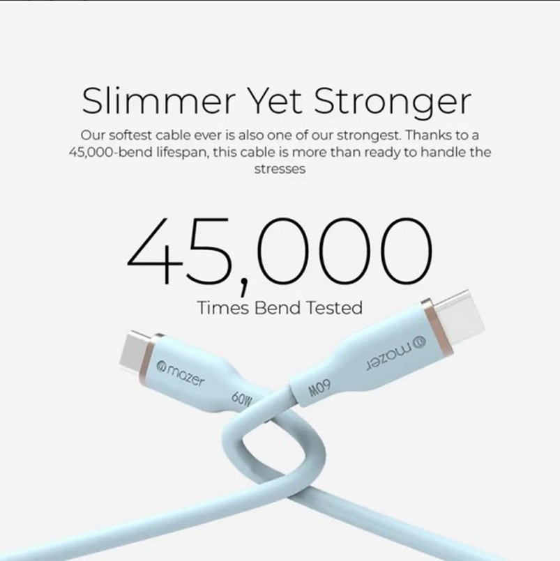 Mô tả MAZER Bộ Củ Sạc 35W USB-C US Wall Charger và Cáp Sạc 60W USB-C to USB-C 2M - 4
