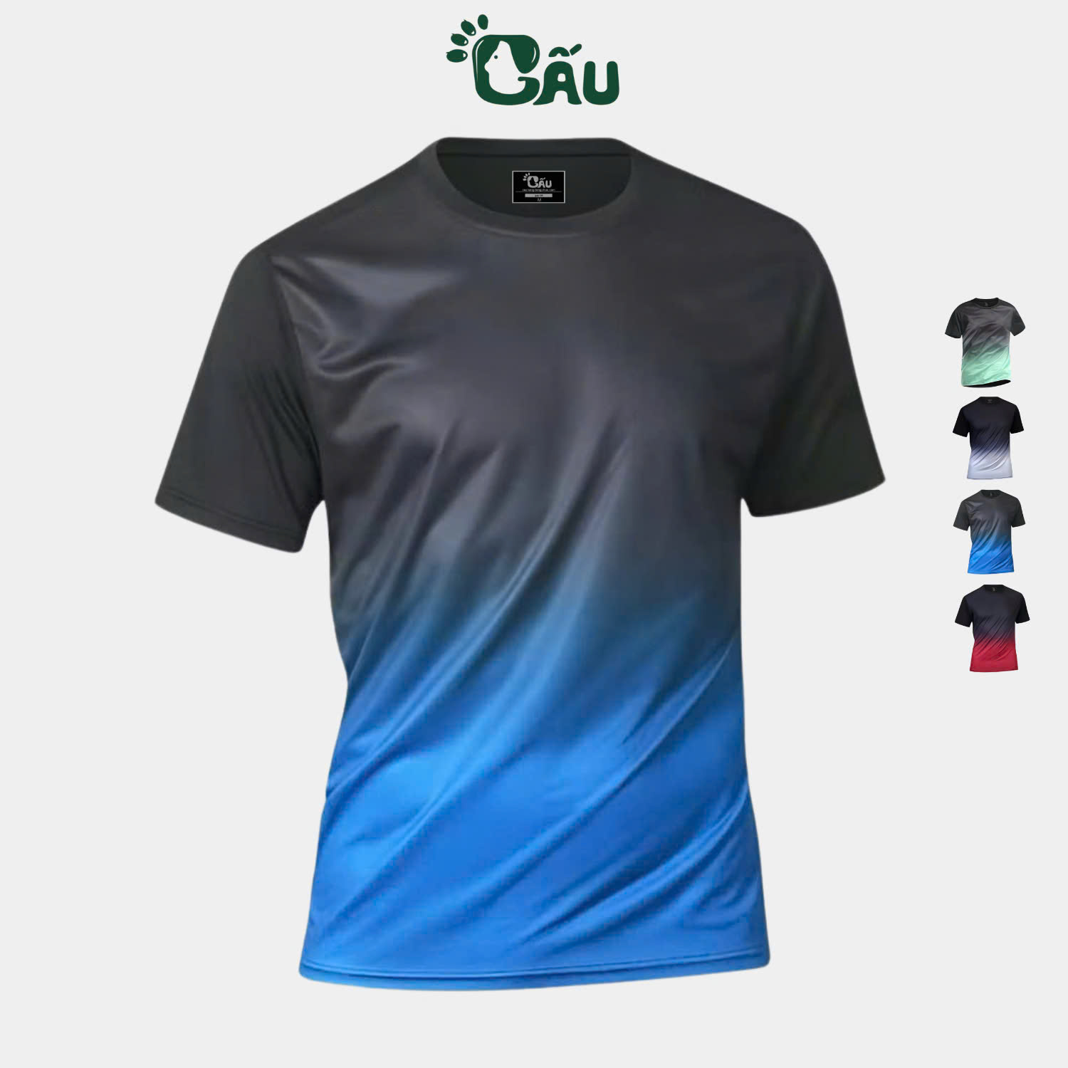 Mô tả Áo thun nam Gấu 194 áo thun lạnh co dãn, phong cách thể thao - gym - bóng đá, from slim fit - ATL Trơn - 3