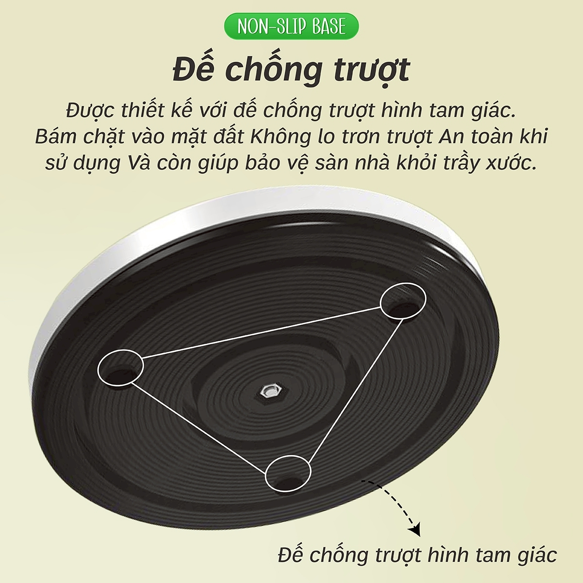 Mô tả - BG - ETB3001-N Đĩa xoay eo cân bằng cao cấp Bàn xoay eo tập gọn bụng, đùi - 1