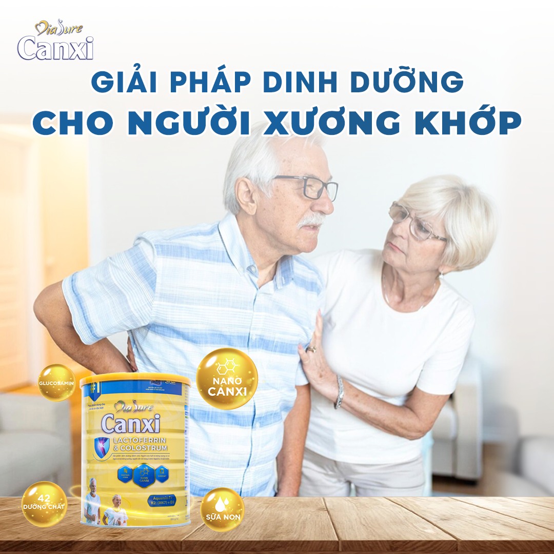 Mô tả Thùng 12 Lon Diasure Canxi 850g, Bổ sung dinh dưỡng, nano canxi phòng chống loãng xương, cải thiện xương khớp - 2