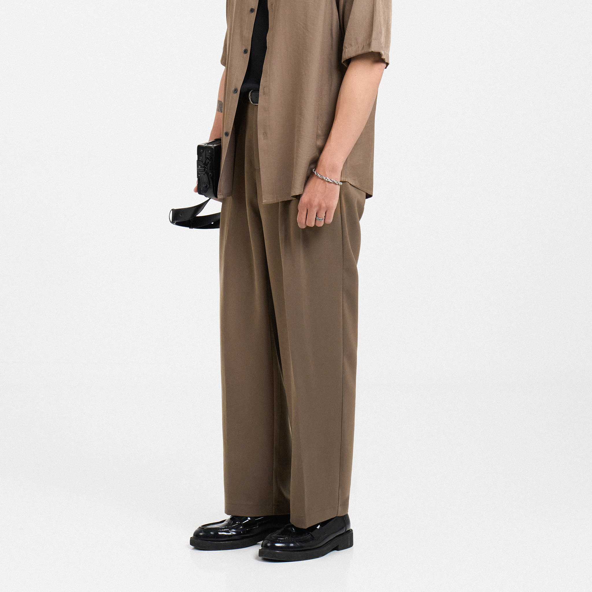 Mô tả Quần âu nam ROWAY vải chéo Hàn, co giãn nhẹ, Basic Trousers - 6