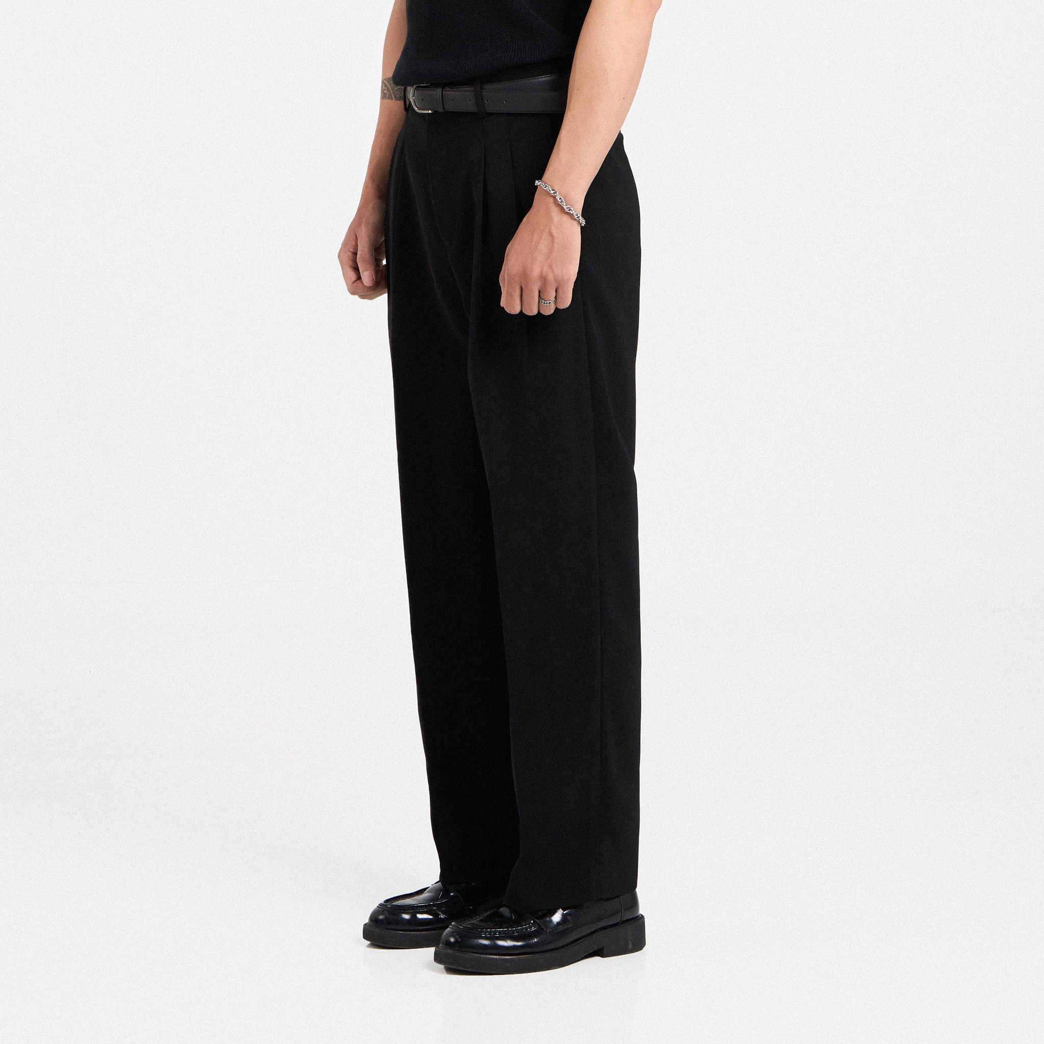 Mô tả Quần âu nam ROWAY vải chéo Hàn, co giãn nhẹ, Basic Trousers - 8