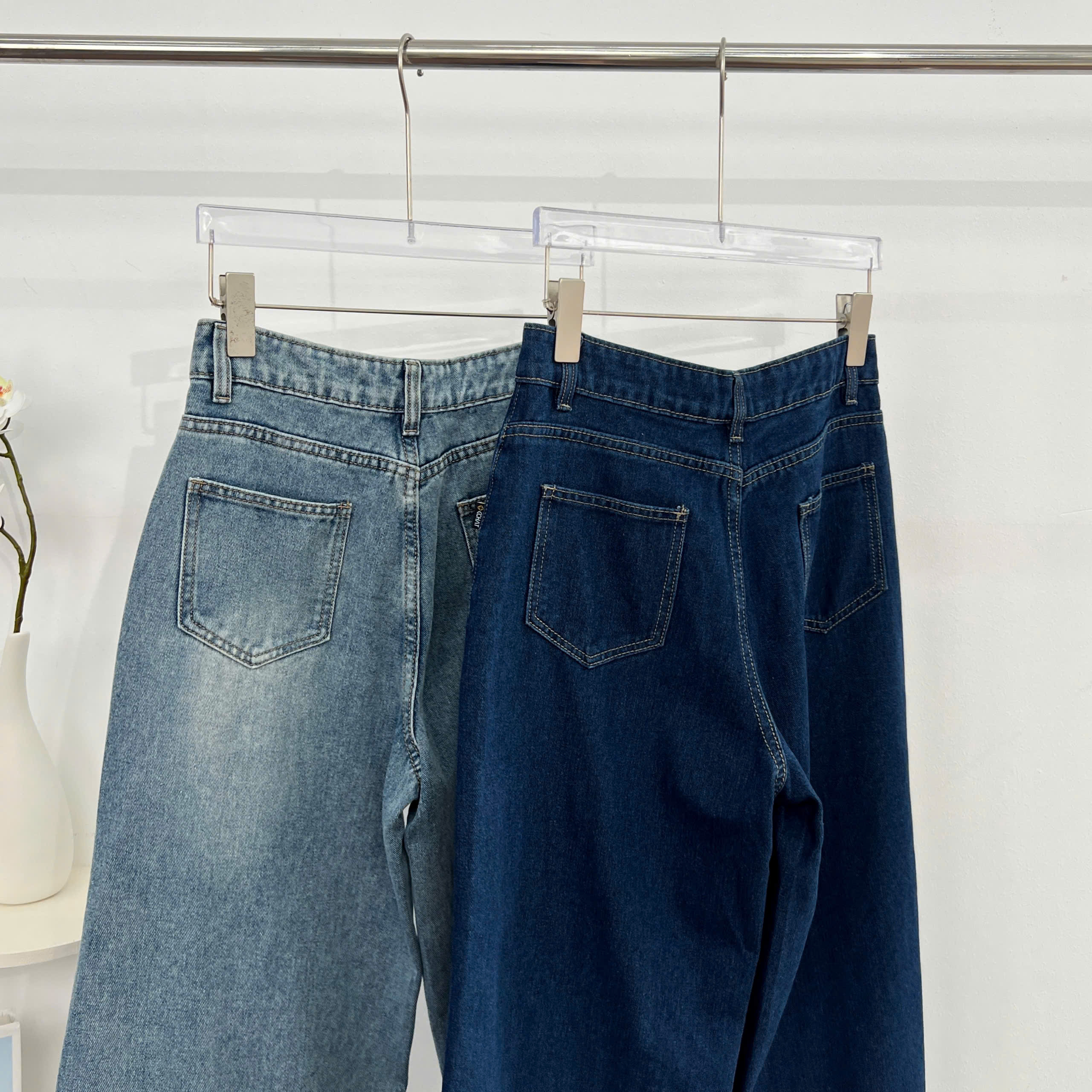 Mô tả Quần Jean Nữ 𝐂𝐂𝐇𝐀𝐓 Dáng Suông Chữ K Trang Trí Túi Chất Liệu Jeans Cao Cấp 15GDJ2020ST - 7