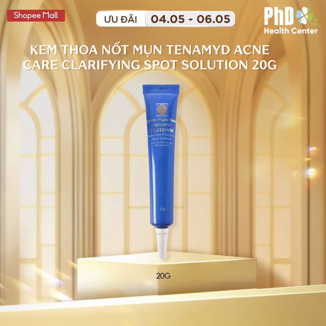 Mô tả Kem Thoa Nốt Mụn Tenamyd Acne Care Clarifying Spot Solution Giảm Viêm, Sưng 20g - 1