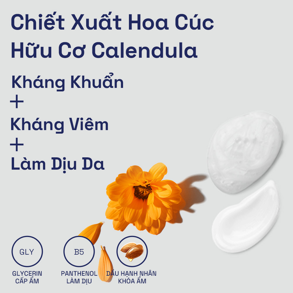 Mô tả Combo Sữa tắm gội + Sữa dưỡng ẩm Cetaphil Baby with Organic Calendula 400ml/ chai - 5