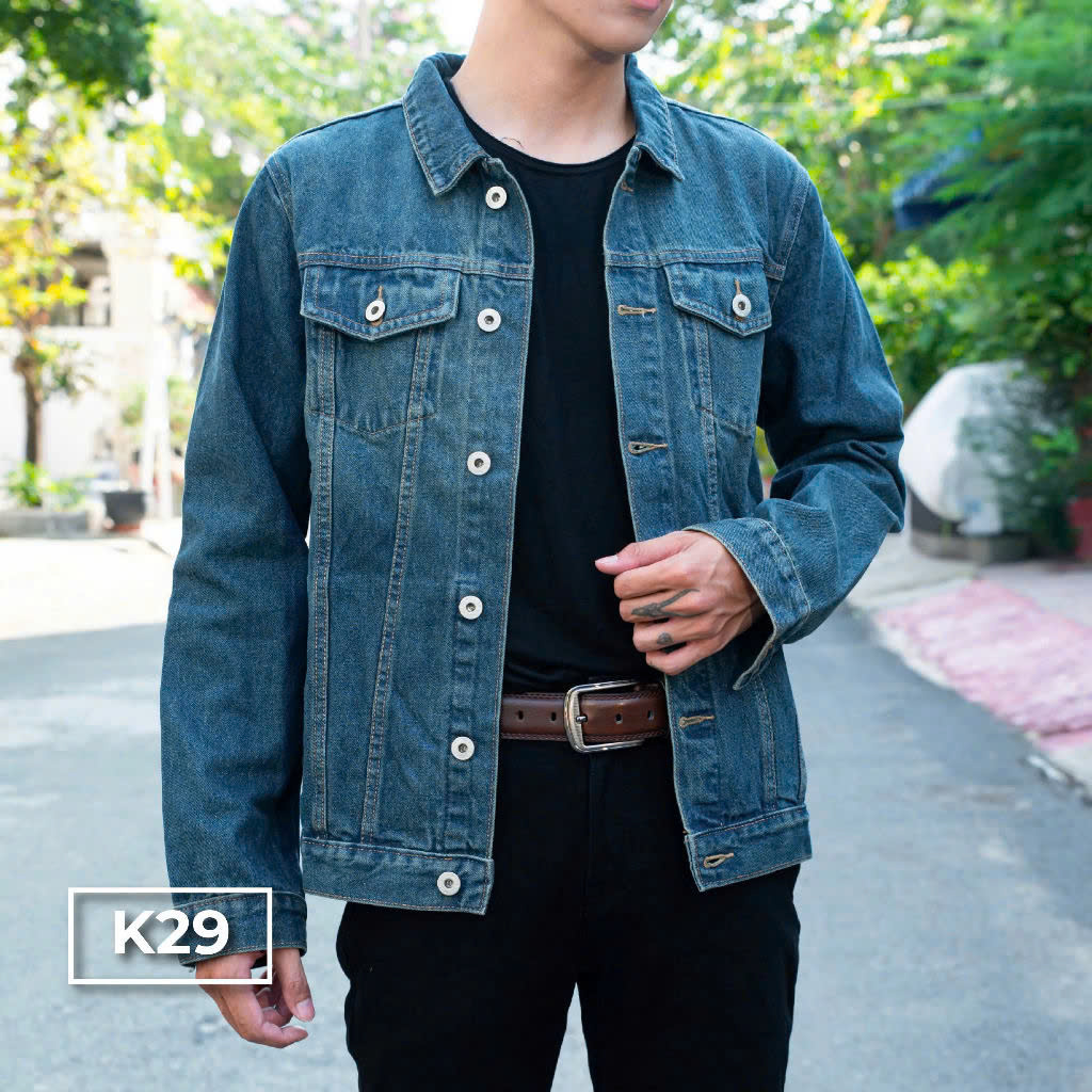 Mô tả Áo Khoác Jean Just Men bụi bặm  K29-K30-K31 240082 - 9