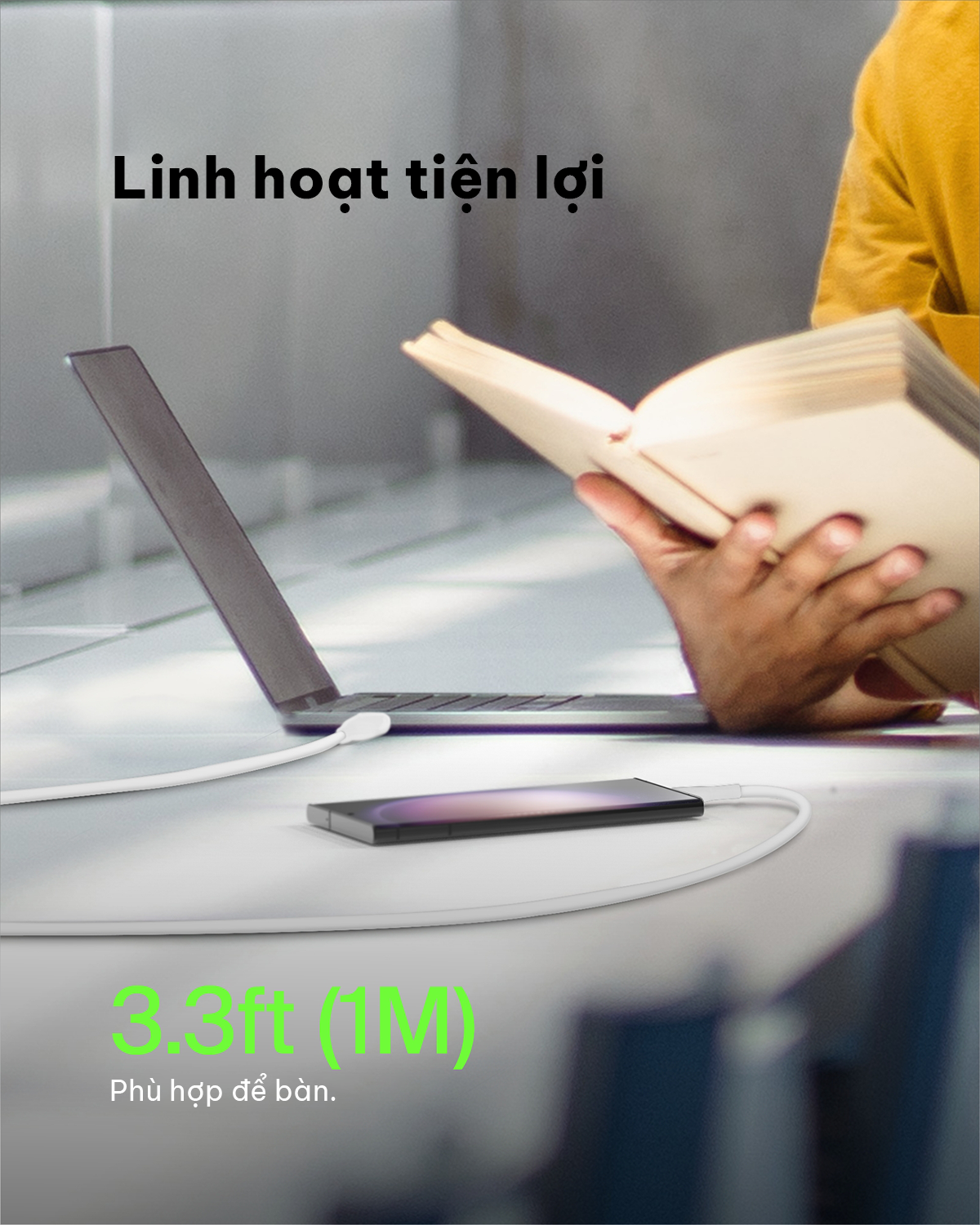 Mô tả Cáp sạc nhanh Belkin 60W BOOST↑CHARGE™ Chuẩn USB-C to USB-C, Truyền dữ liệu nhanh | Vỏ nhựa bền bỉ, - 5