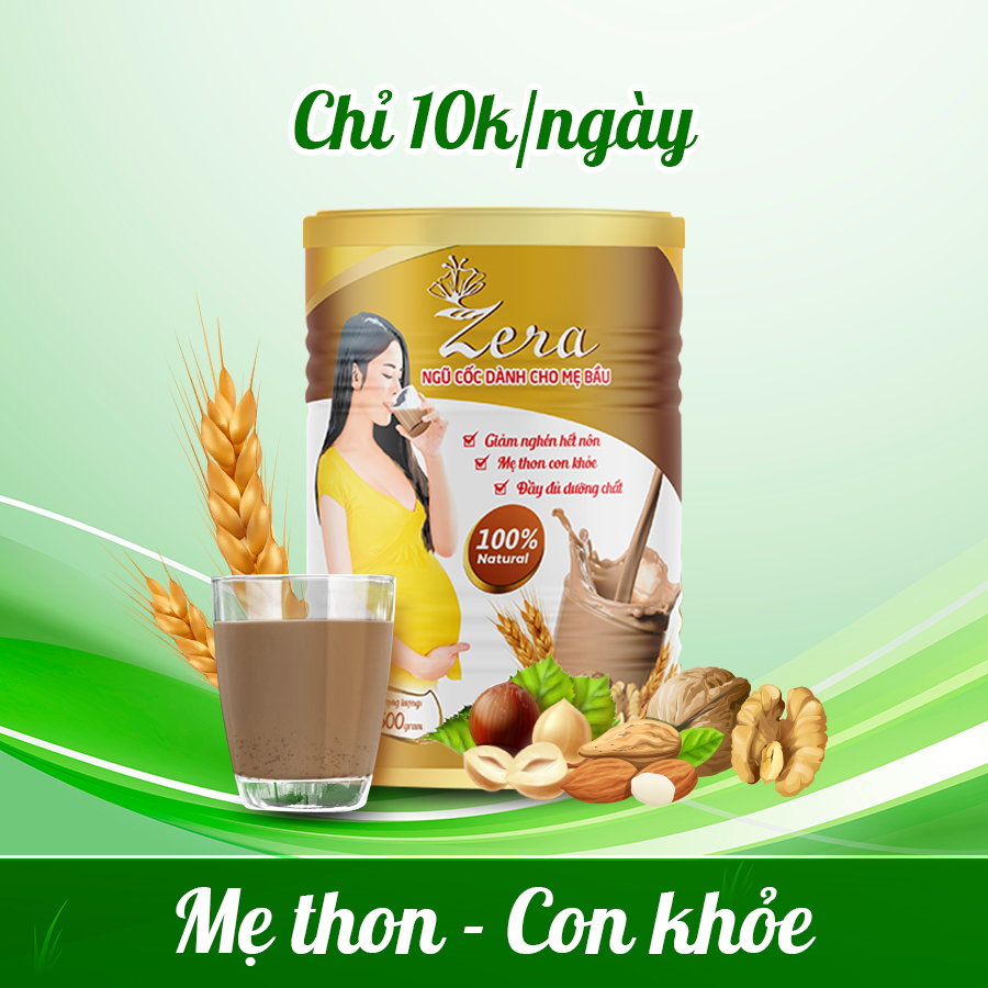Mô tả Bột Ngũ Cốc Bầu Zera - Ngũ Cốc Dinh Dưỡng Giành Cho Mẹ Bầu - Ngũ cốc giúp mẹ giảm nghén , hết nôn - 2