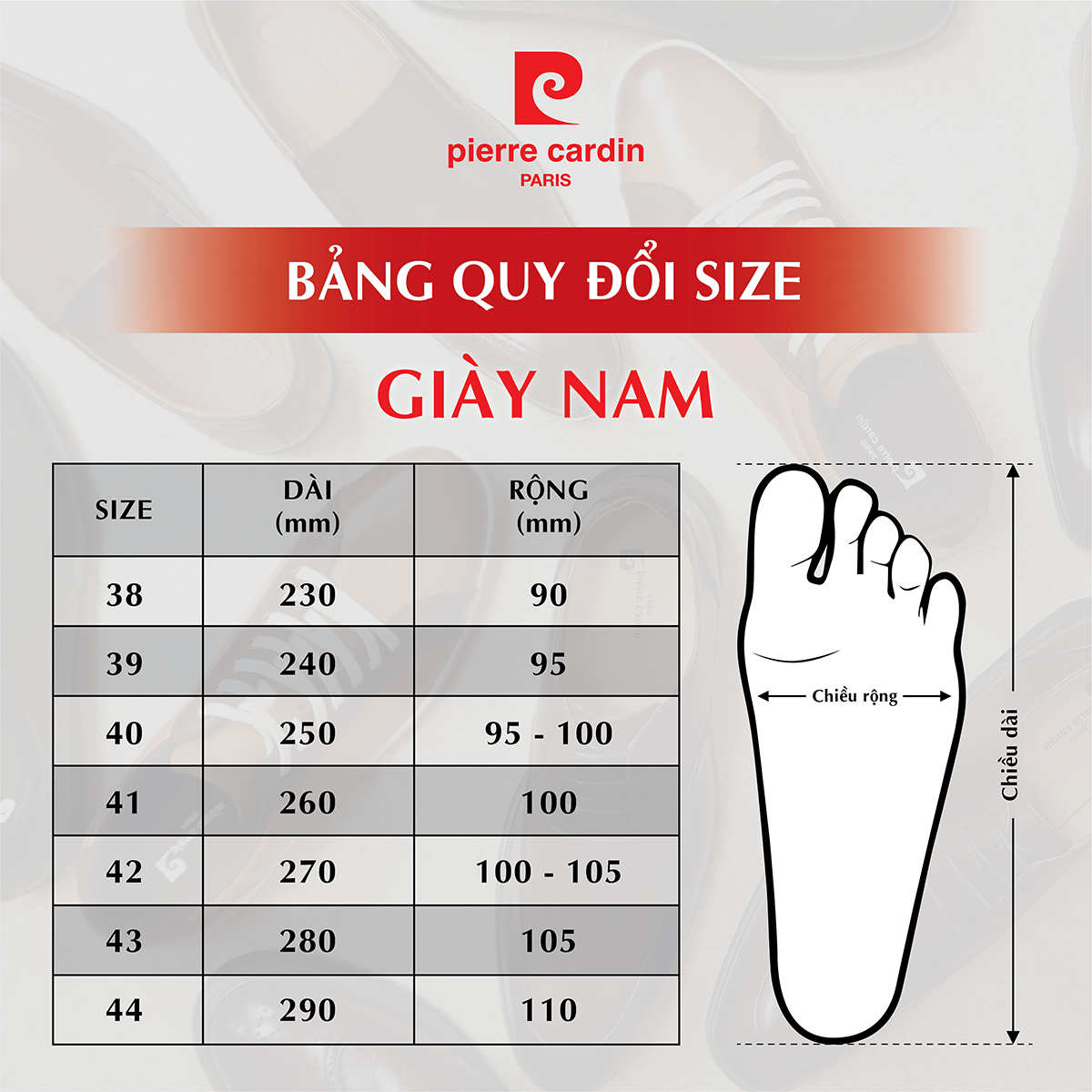 Mô tả Sandal nam Pierre Cardin Pháp bản rộng, có quai hậu, da bò thật, đế cao su 148 - Hàng chính hãng - 1