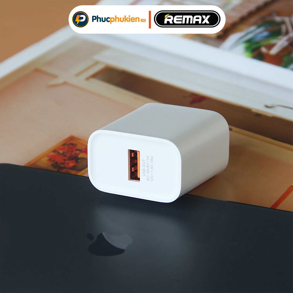 Mô tả Remax U119 - Củ sạc nhanh 18w 1 cổng usb dành cho 14 pro max trở xuống - Phúc Phụ Kiện Bảo hành 12 tháng 1 đổi 1 - 4