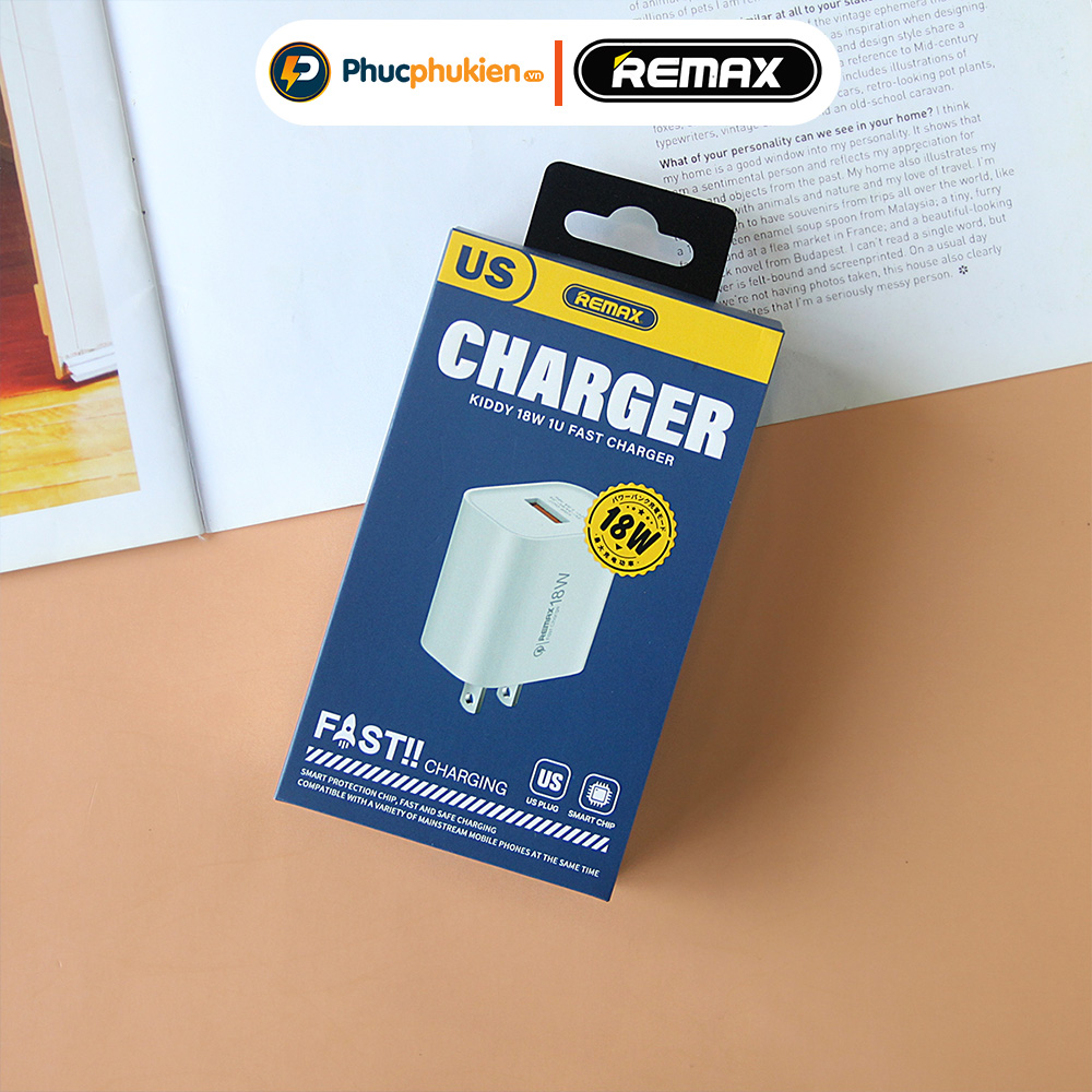 Mô tả Remax U119 - Củ sạc nhanh 18w 1 cổng usb dành cho 14 pro max trở xuống - Phúc Phụ Kiện Bảo hành 12 tháng 1 đổi 1 - 5