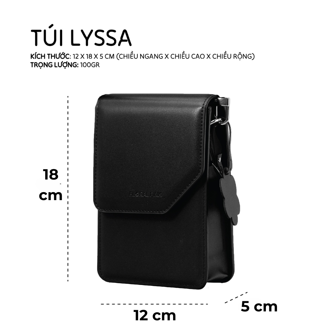 Mô tả Túi Da Đeo Chéo LYSSA Thời Trang Du Lịch Nam Nữ Chính Hãng Local Brand M STUDIO - 6