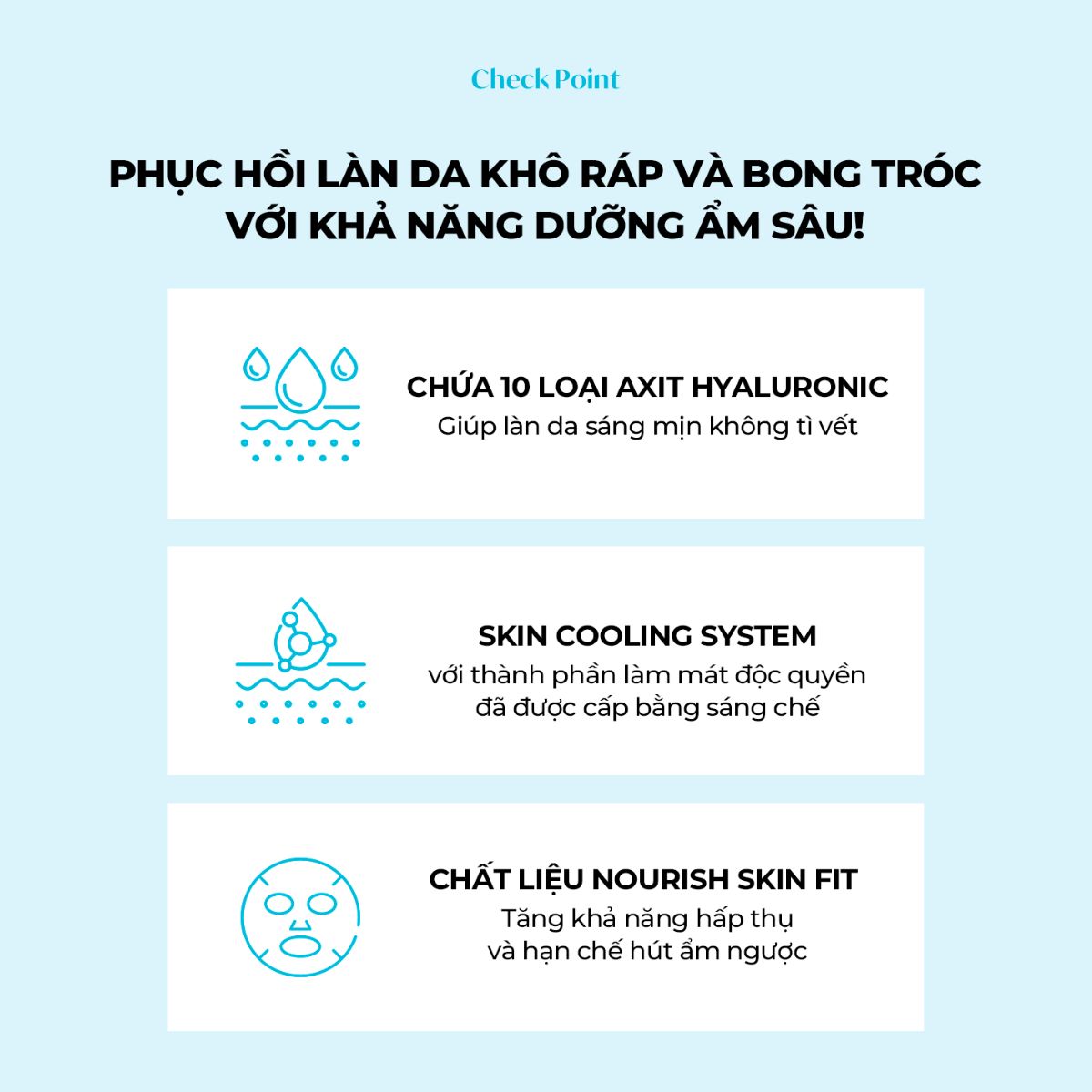 Mô tả Combo 10 Mặt Nạ Hỗ Trợ Phục Hồi Da Khô Ráp DERLADIE LABORATORIE VITAL AQUA SOLUTION MASK 30mlx10 - 4