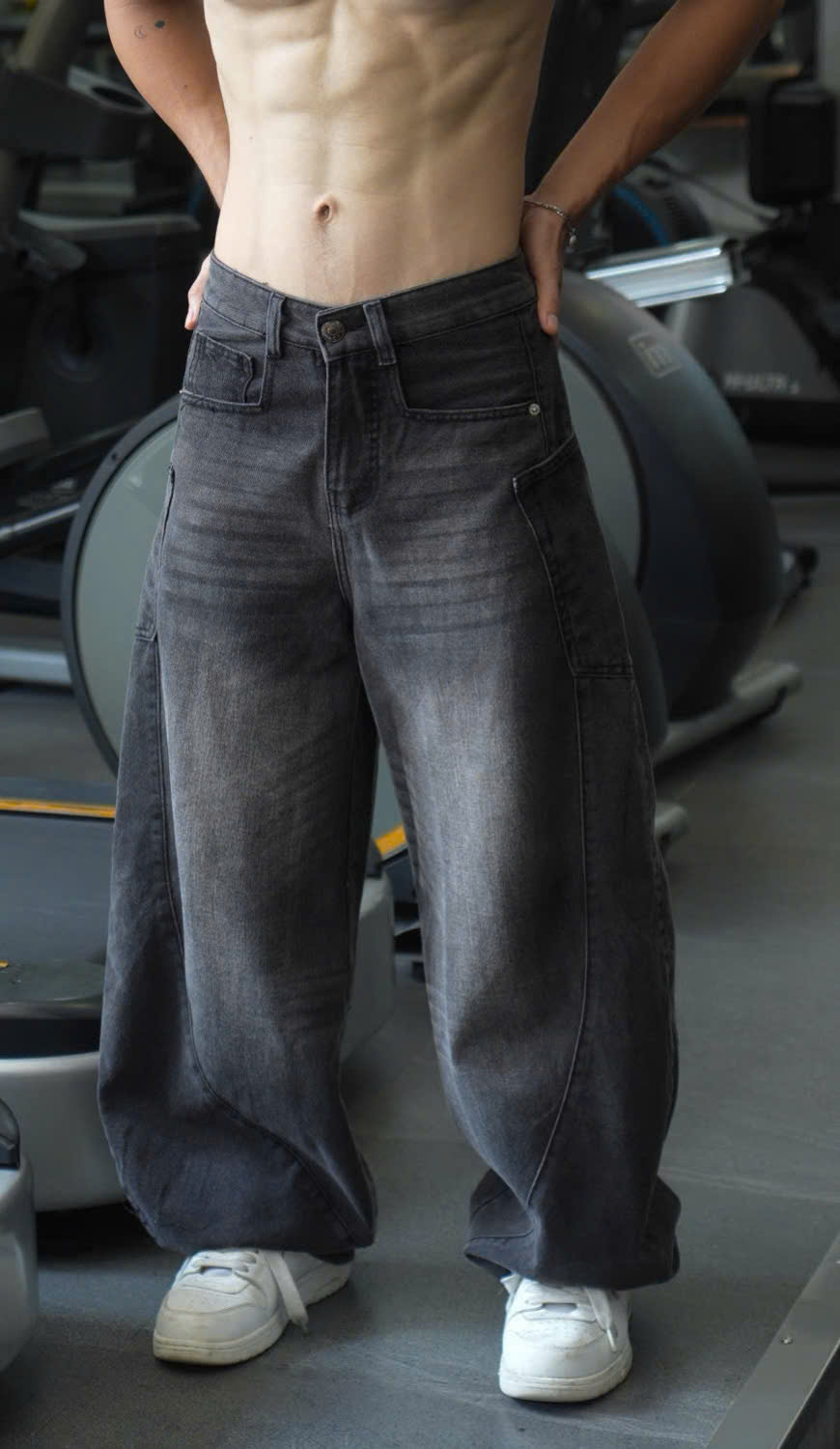 Mô tả Quần Jean Ống Cong NEWSEVEN Form Rộng Unisex Nam Nữ QD.436 - 1