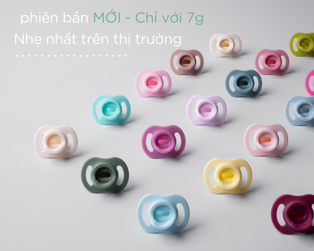 Mô tả Ty Ngậm Silicon Siêu Nhẹ Tommee Tippee Ultra Light Cho Bé 0-6, 6-18 tháng (Vỉ đôi) - 2