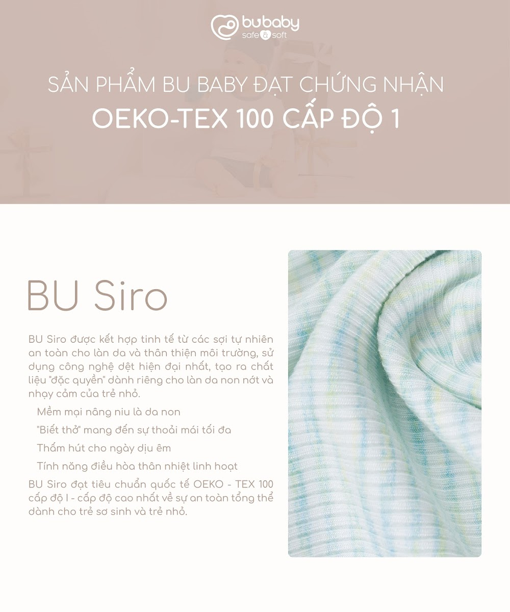 Mô tả Mũ sơ sinh, mũ tròn sơ sinh cho bé Joyful BU Baby ASR192200 | Phụ kiện BU Baby - 1