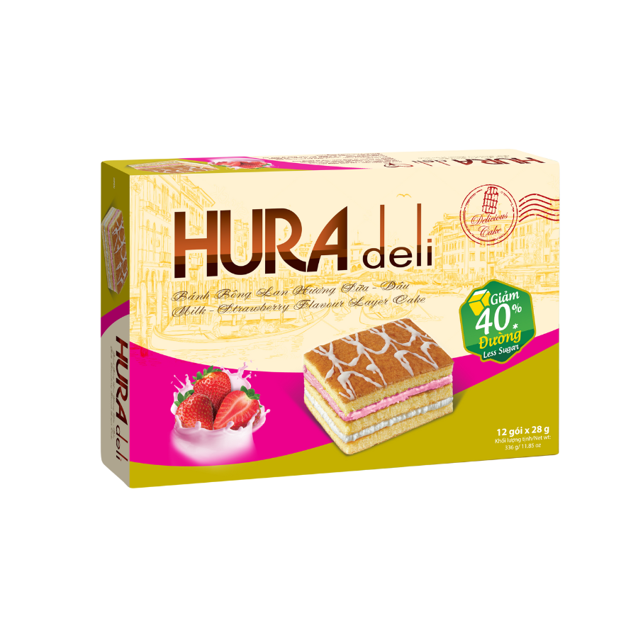 Mô tả Bánh Hura Deli Bibica  Các Vị 336g - Giảm 40% Đường (Mới) - 3