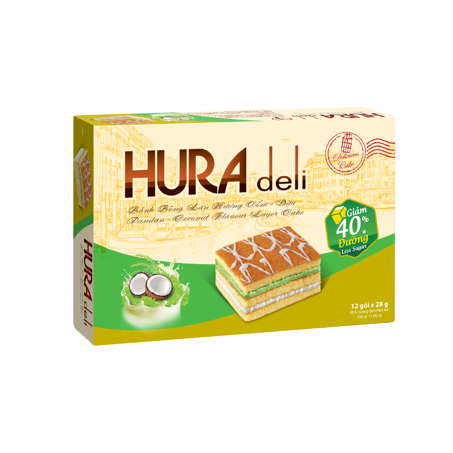Mô tả Bánh Hura Deli Bibica  Các Vị 336g - Giảm 40% Đường (Mới) - 5