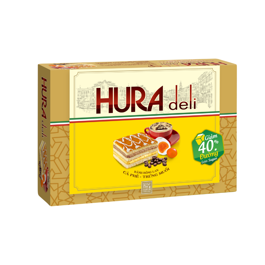 Mô tả Bánh Hura Deli Bibica  Các Vị 336g - Giảm 40% Đường (Mới) - 2