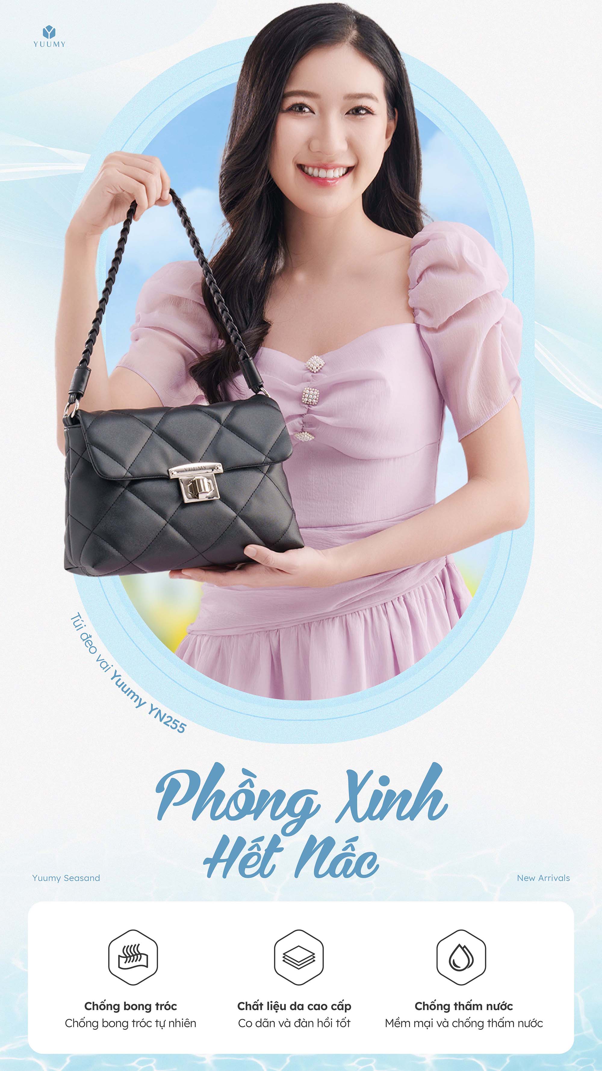 Túi Yuumy Chần Chỉ Ô Vuông YN255