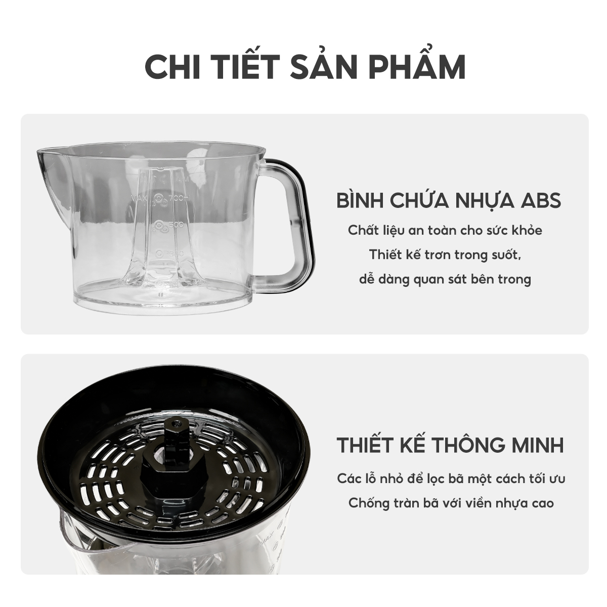 Mô tả Máy vắt cam Lebenlang LBL3899, ép cam tự động xoay 2 chiều, 700ml, công suất 40W, bảo hành 2 năm - 4