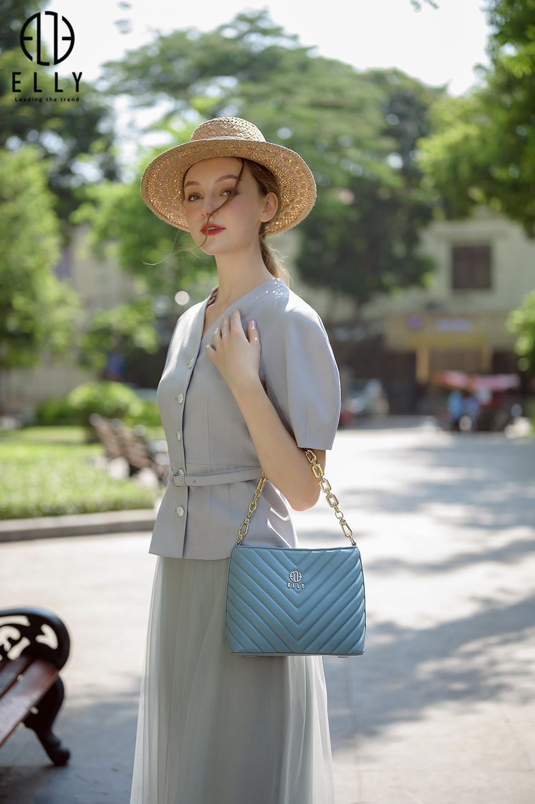 Túi xách ELLY EL258 màu đen sang trọng
