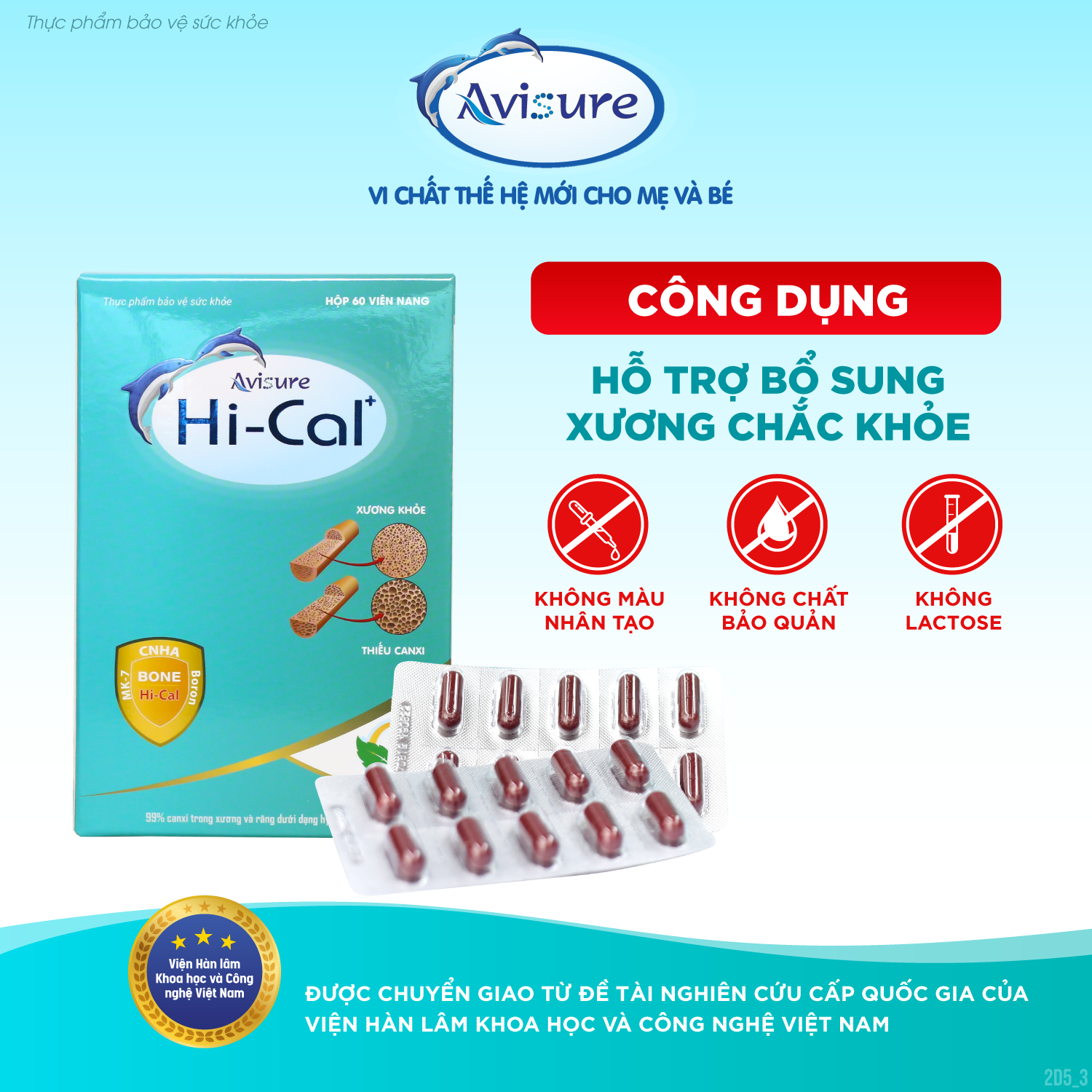 Mô tả Sắt Canxi DHA Vitamin tổng hợp cho bà bầu Avisure cho mẹ bầu và sau sinh - 3