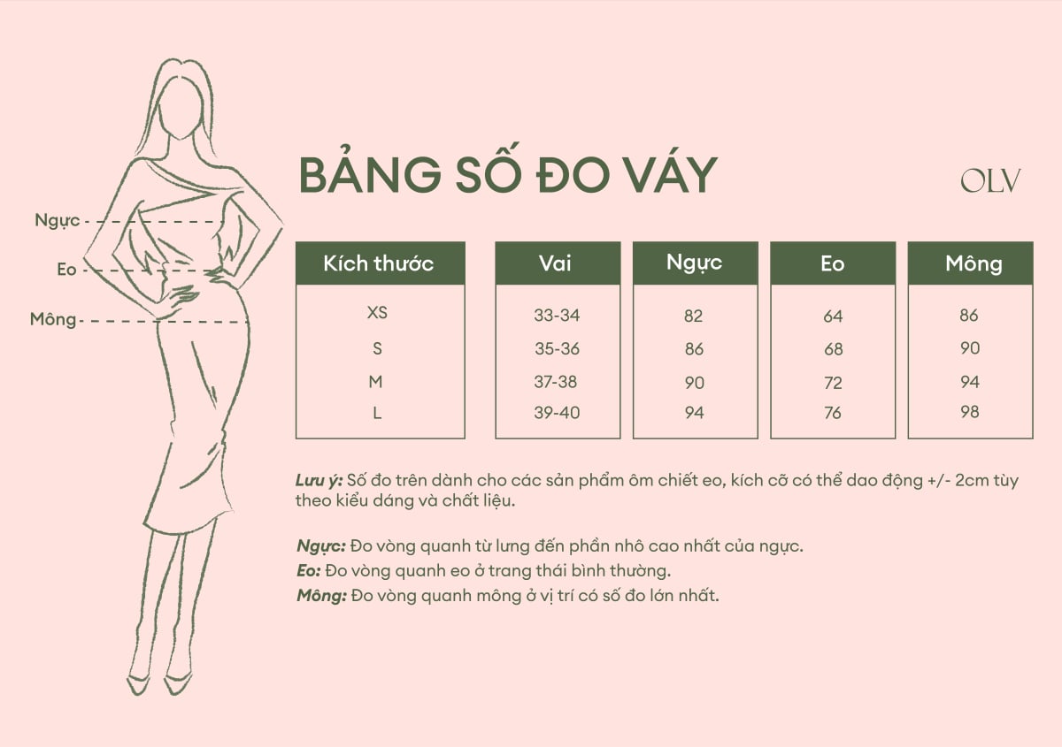 Mô tả OLV - Đầm kiểu chấm bi Aulelei Fleur Dress - 1