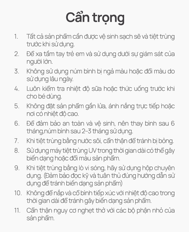 Mô tả Bình sữa PPSU Moyuum - Hoa cúc - 170ml - Kèm núm 1 - 12