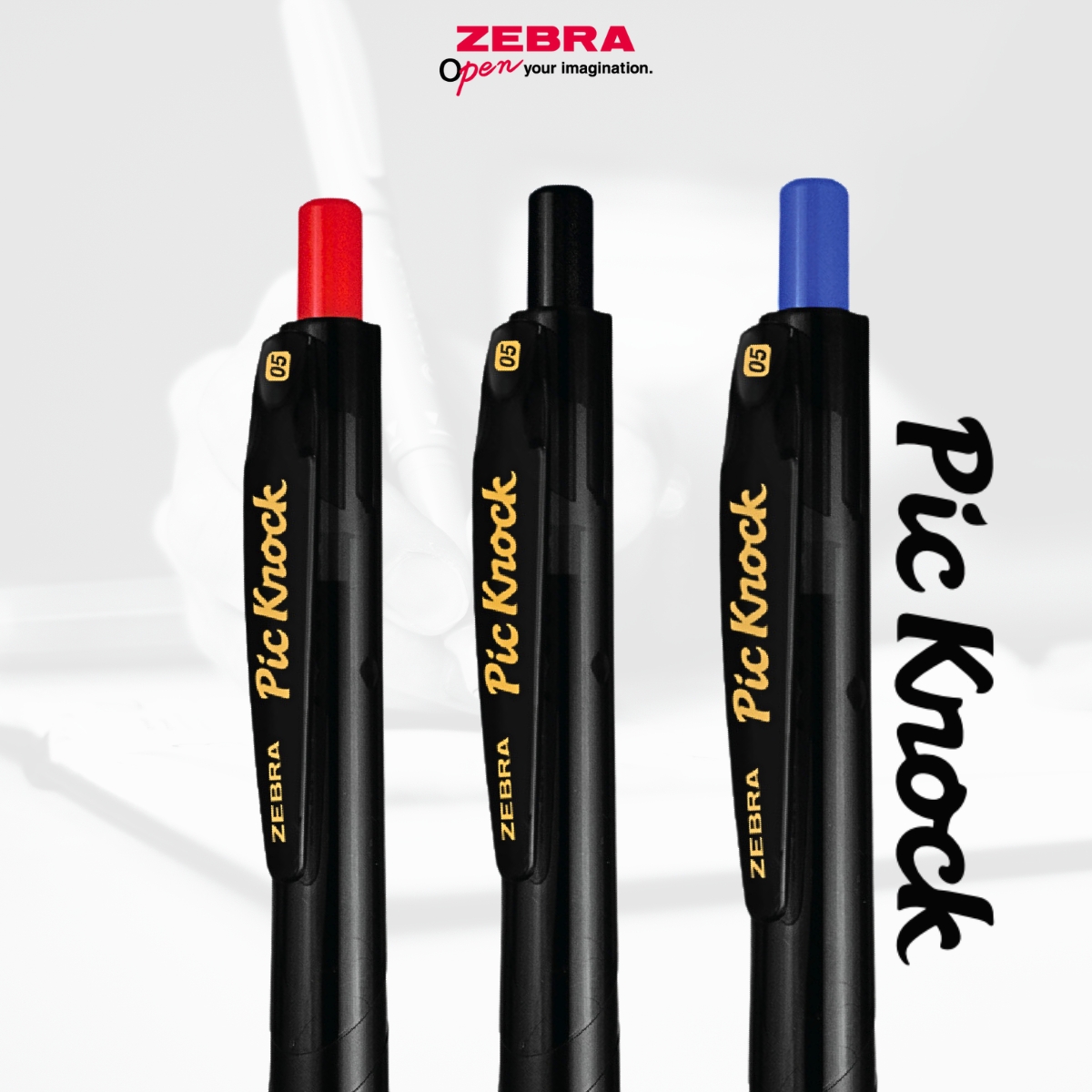 Mô tả Bút Bi Pic Knock 0.5mm Zebra Pen - Bút Bi Đẹp Mực Đều Màu Đen Đỏ Xanh - Viết Mượt Nhẹ 6.9g [Chính Hãng] - 4