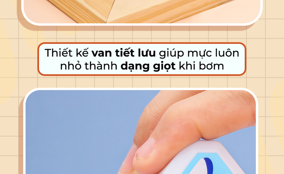 Mô tả Mực bút lông bảng bôi được WBI-01 Thiên Long 3 màu, xanh/đỏ/đen, bơm tiện lợi, mực tươi, khô nhanh, tiêu chuẩn quốc tế - 5