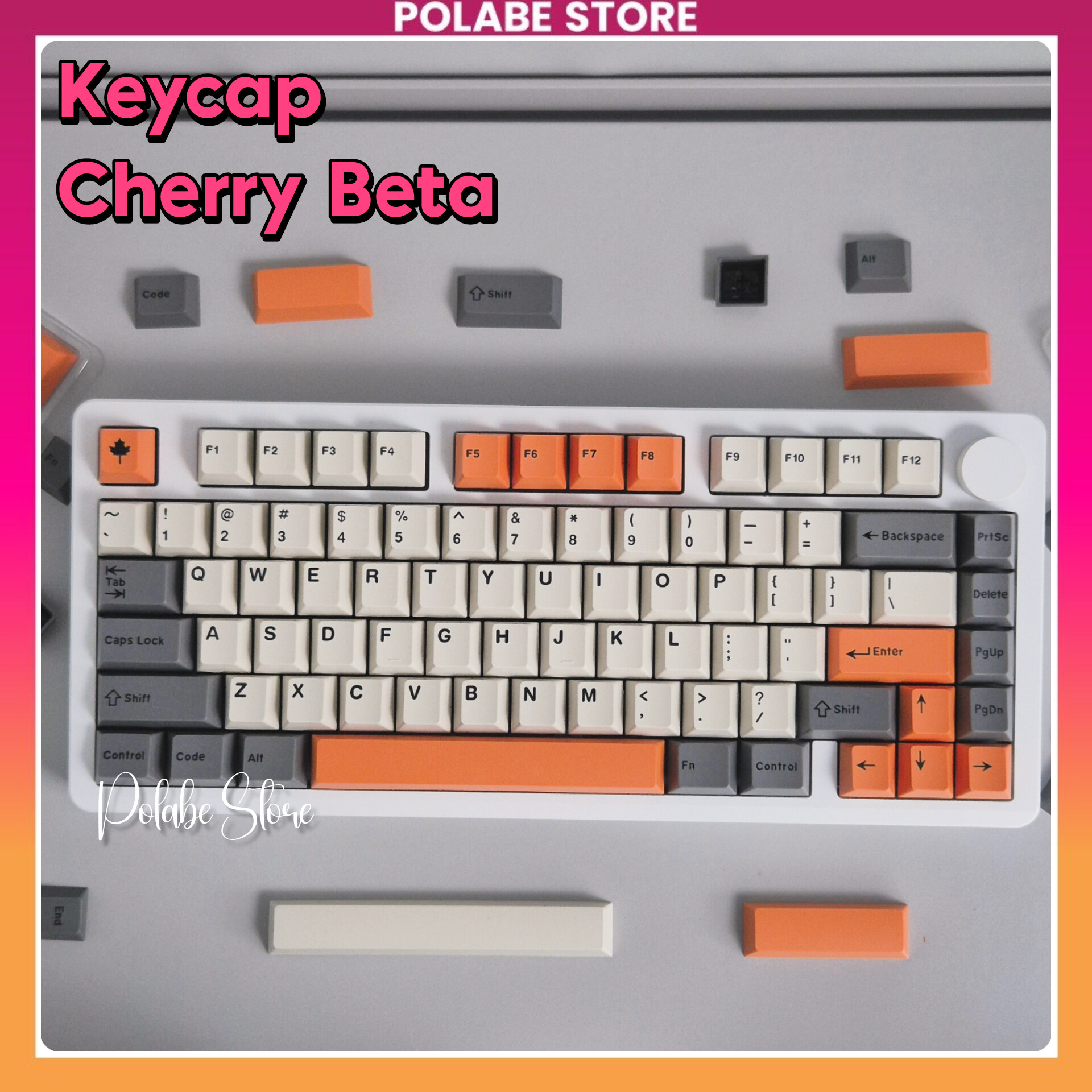 Keycap Beta Cherry profile Keycap Daye CMK double shot bàn phím cơ ...