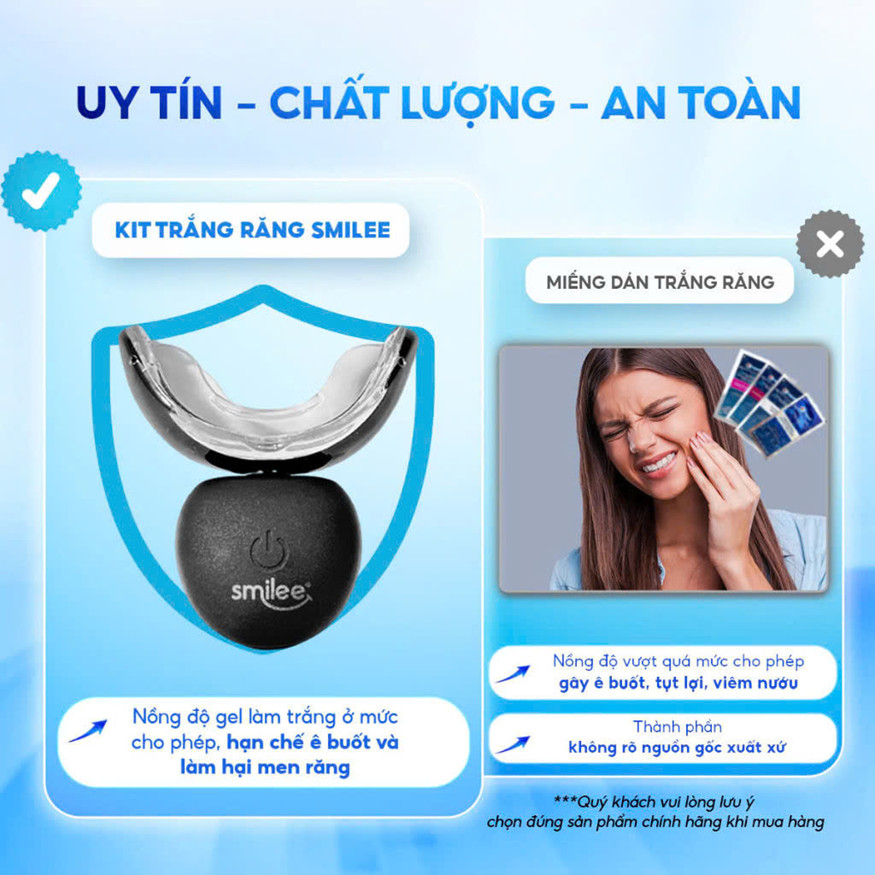 Smilee Extra loại bỏ ố vàng