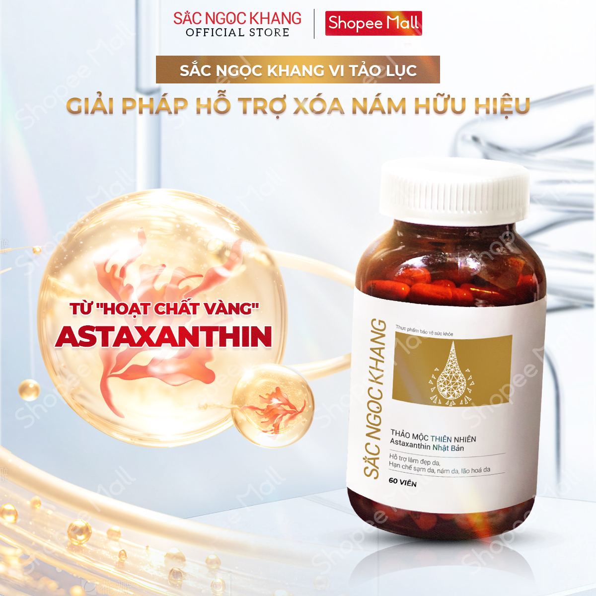 Mô tả Combo 3 Hộp Viên Uống Sắc Ngọc Khang Vi Tảo Lục - 1