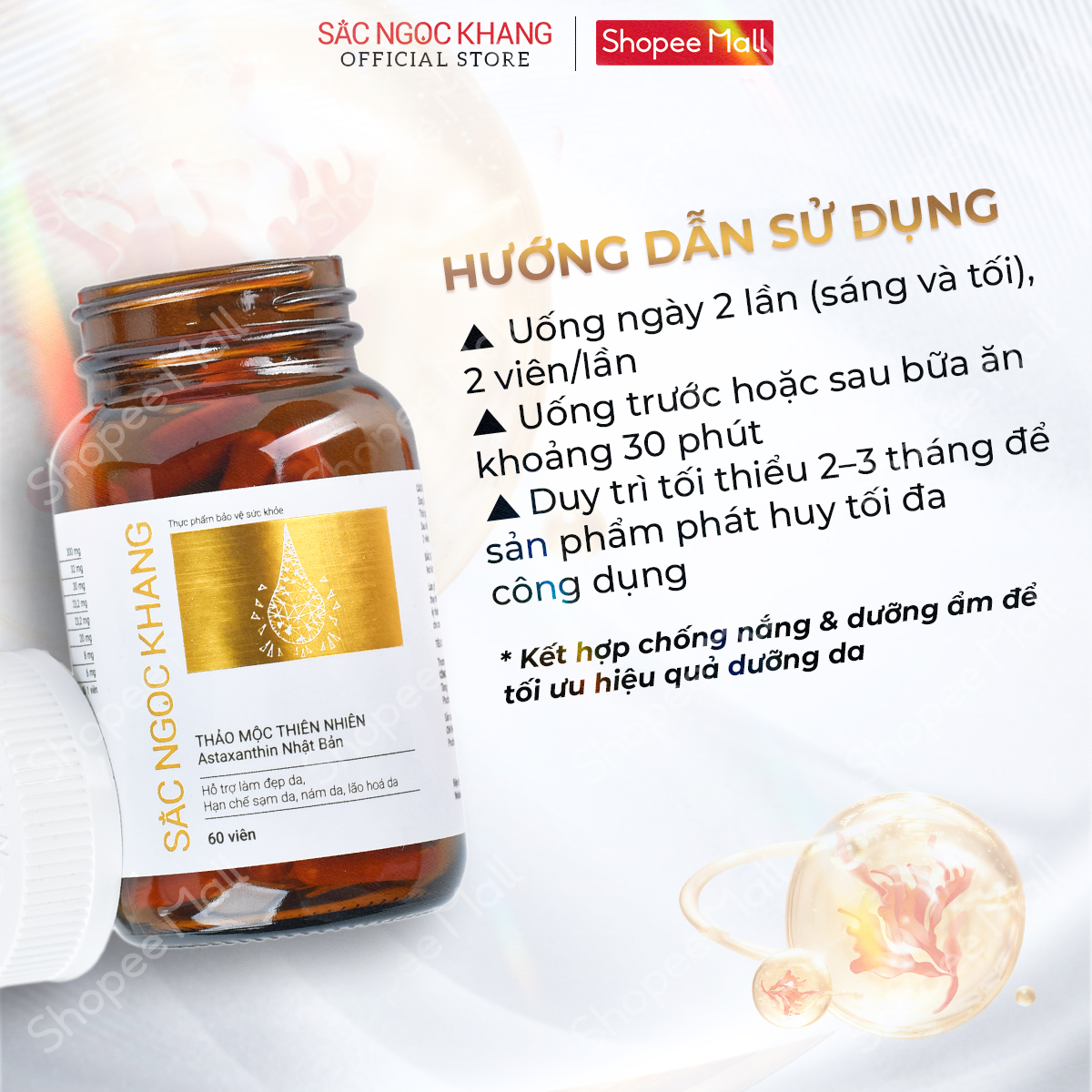 Mô tả Combo 3 Hộp Viên Uống Sắc Ngọc Khang Vi Tảo Lục - 4
