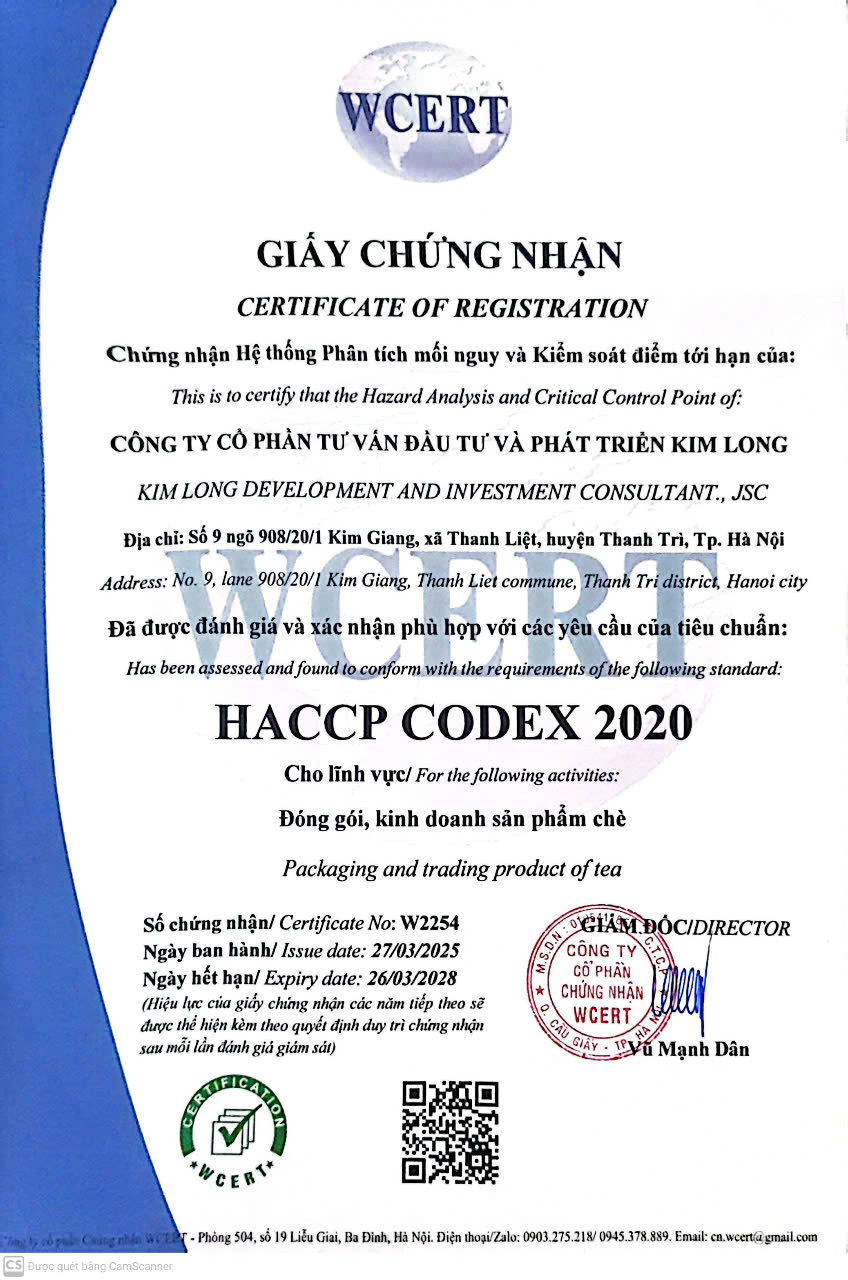 Sản phẩm Nhất Thái Trà Đặc Biệt