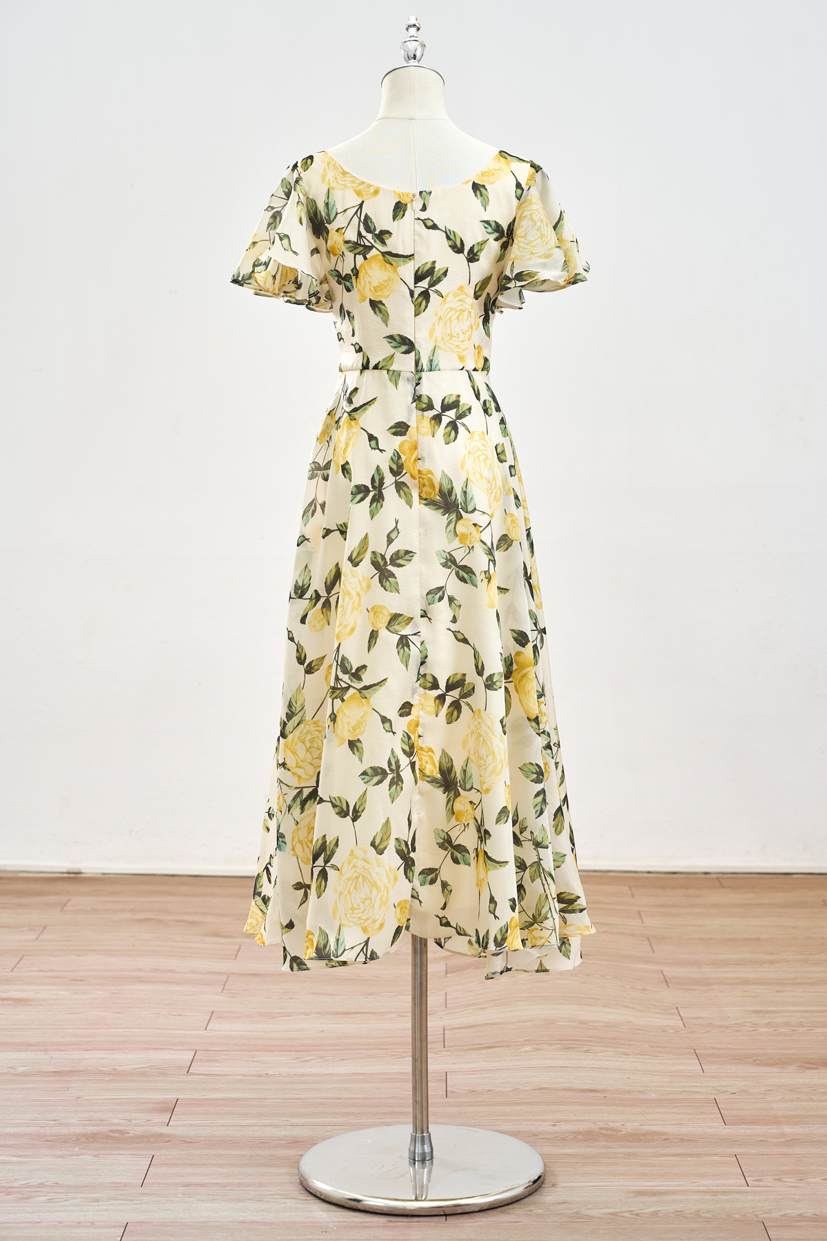 Mô tả Đầm Maxi Roselle Cổ Vuông Tùng Xoè Xẻ Gối Đầm ĐI Biển Đi Tiệc SHE'S BACK S63L25H002 - 2