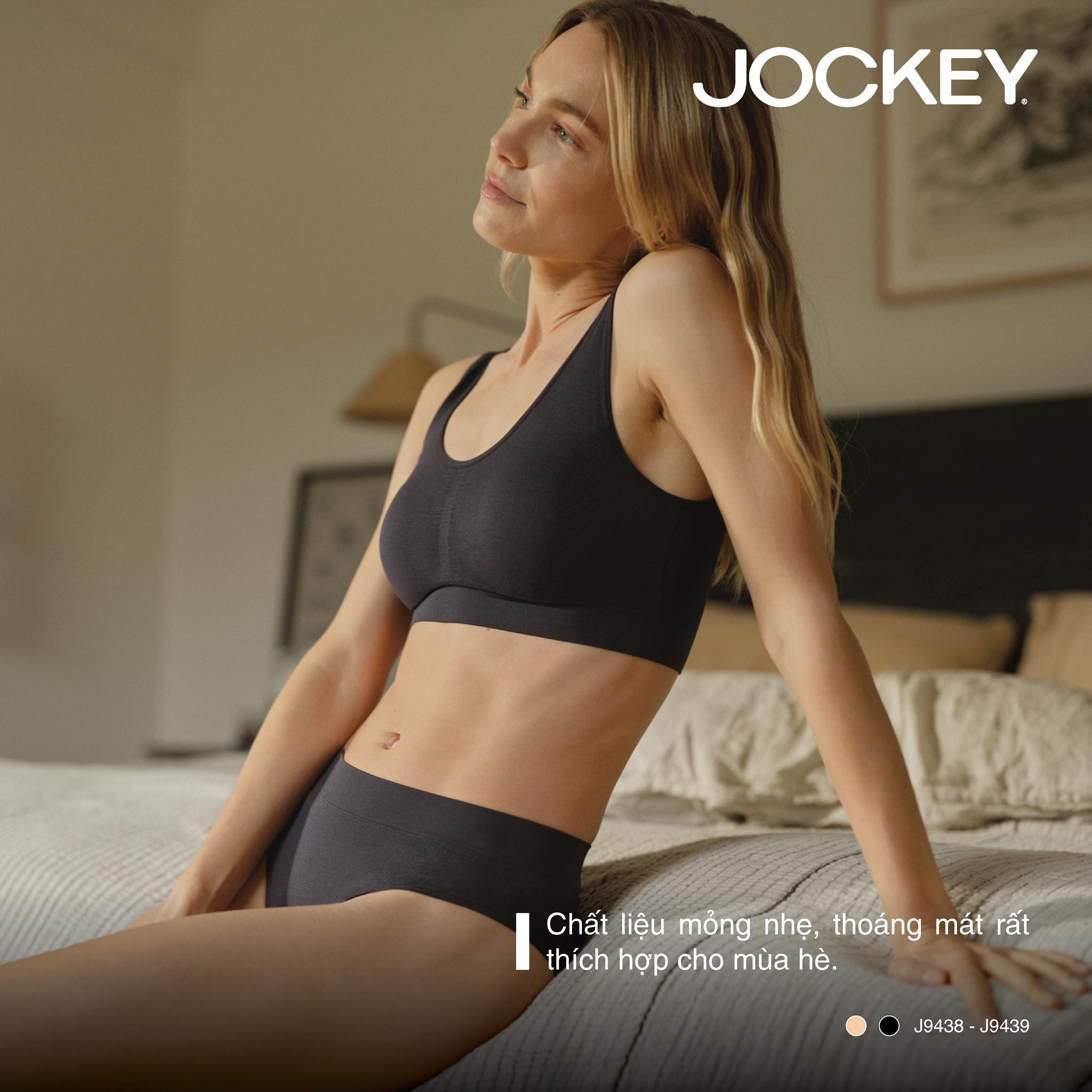 Mô tả Quần Lót Nữ Jockey Dáng Bikini Seam Free Kháng Khuẩn Cao Cấp - J9439 - 2